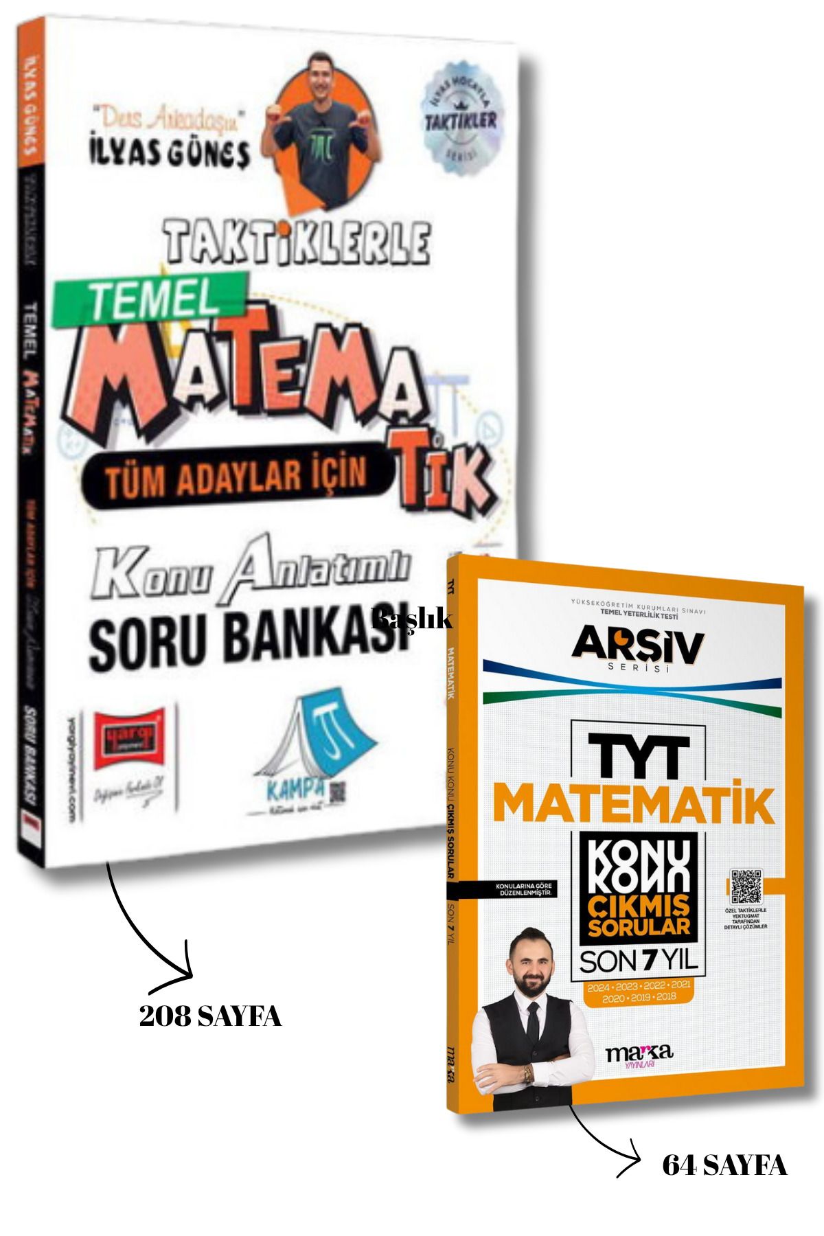 Yargı Yayınları Taktiklerle Temel Matematik Konu Anlatım Soru Bankası İlyas Güneş ve 7 Yıl Konu Konu Çıkmış Sorular