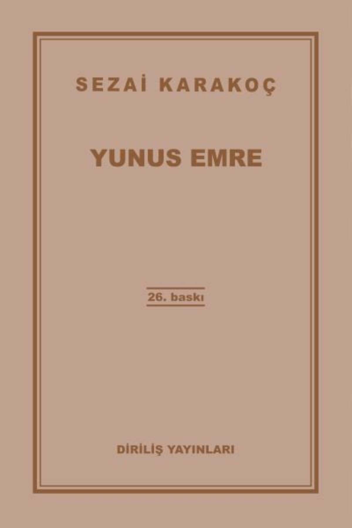 Diriliş Yayınları Yunus Emre