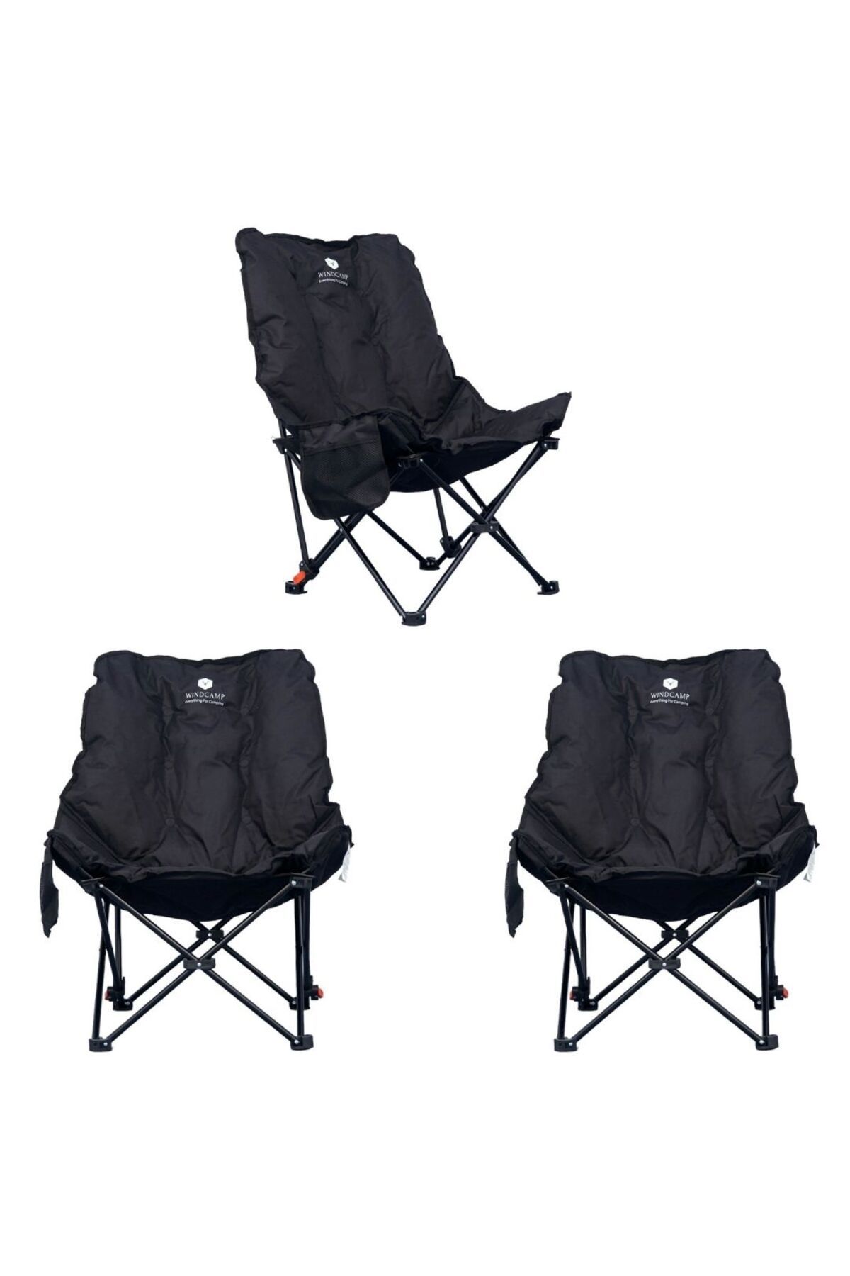 windcamp BEL KORUNAKLI 3'LÜ KAMP SANDALYESİ
