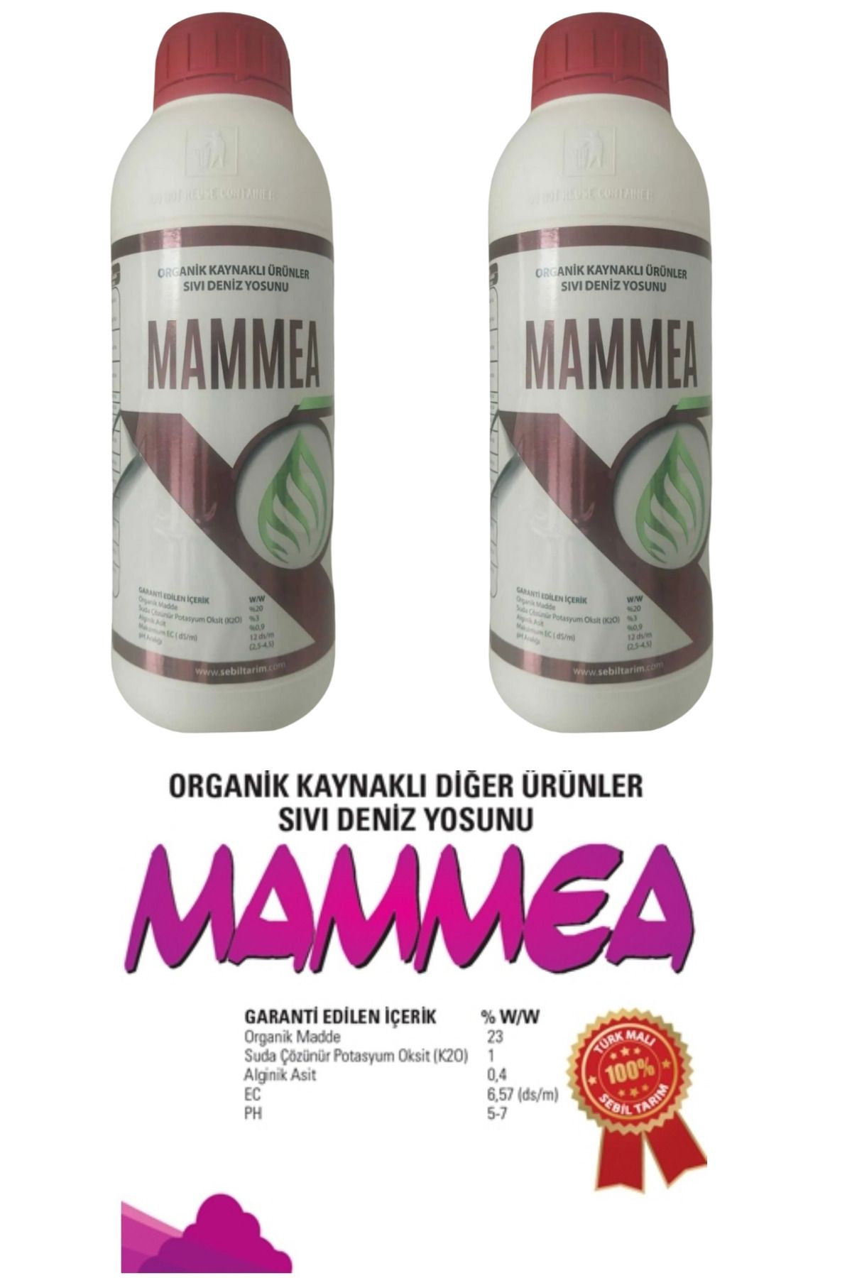 MAMMEA ORGANİK DENİZ YOSUNU 1KG 2 Adet Meyve Sebze Verim Artışı