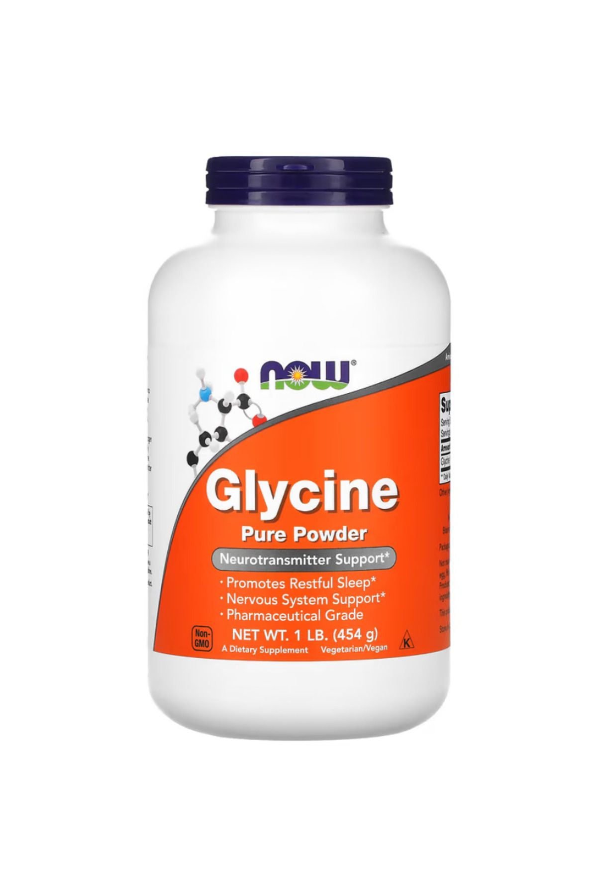 Now Foods , Glycine, Pure Powder, 1 lb (454 g)