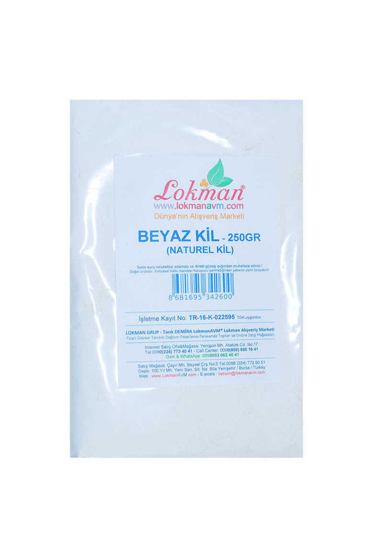 TimeStart Beyaz Kil Öğütülmüş Doğal Saf Naturel 250 Gr Paket