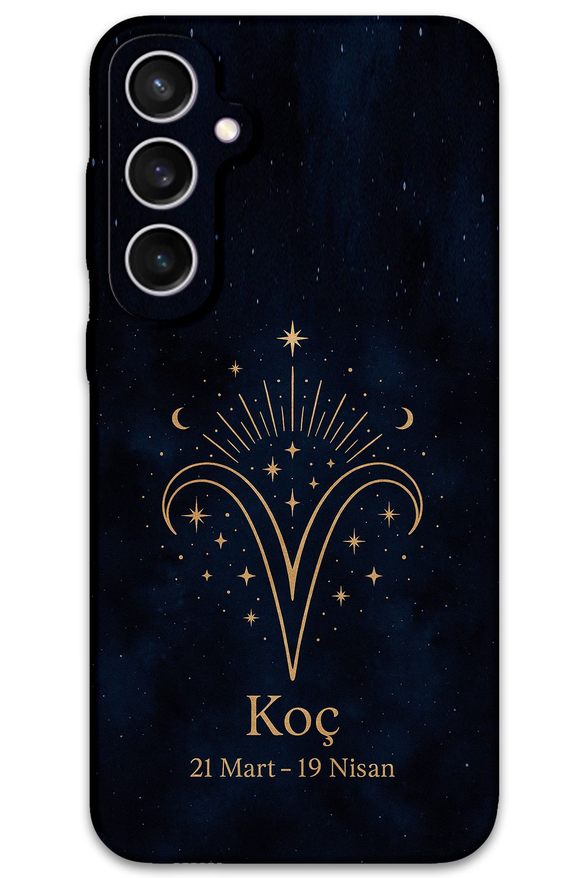 Gramaphone Galaxy S25 Plus Uyumlu Koç Burcu Desenli Telefon Kılıfı + Ekran Koruyucu - 5768