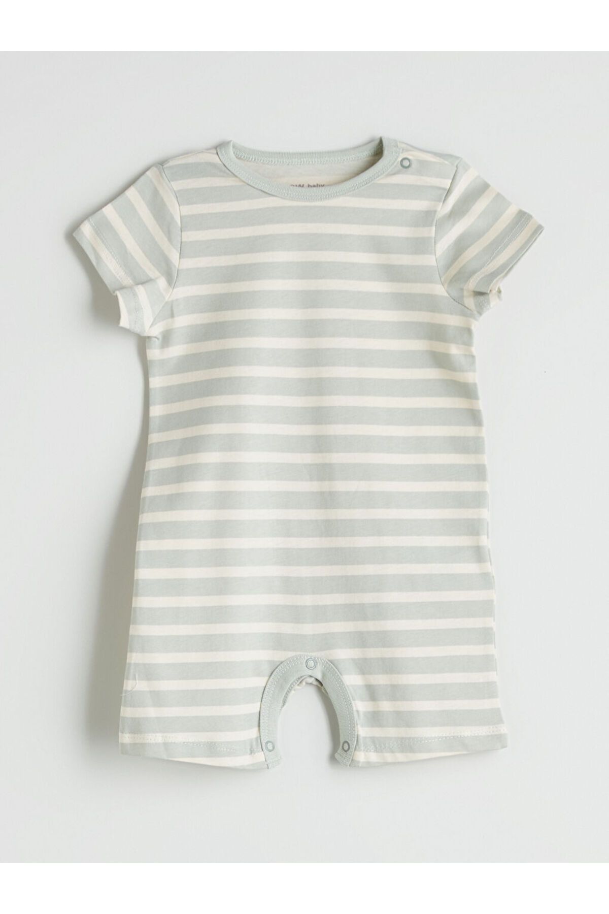 LC Waikiki-New Season Crew Neck Baby Boy Combed Cotton Jumpsuit 2-Piece - S5Nt19Z1 5