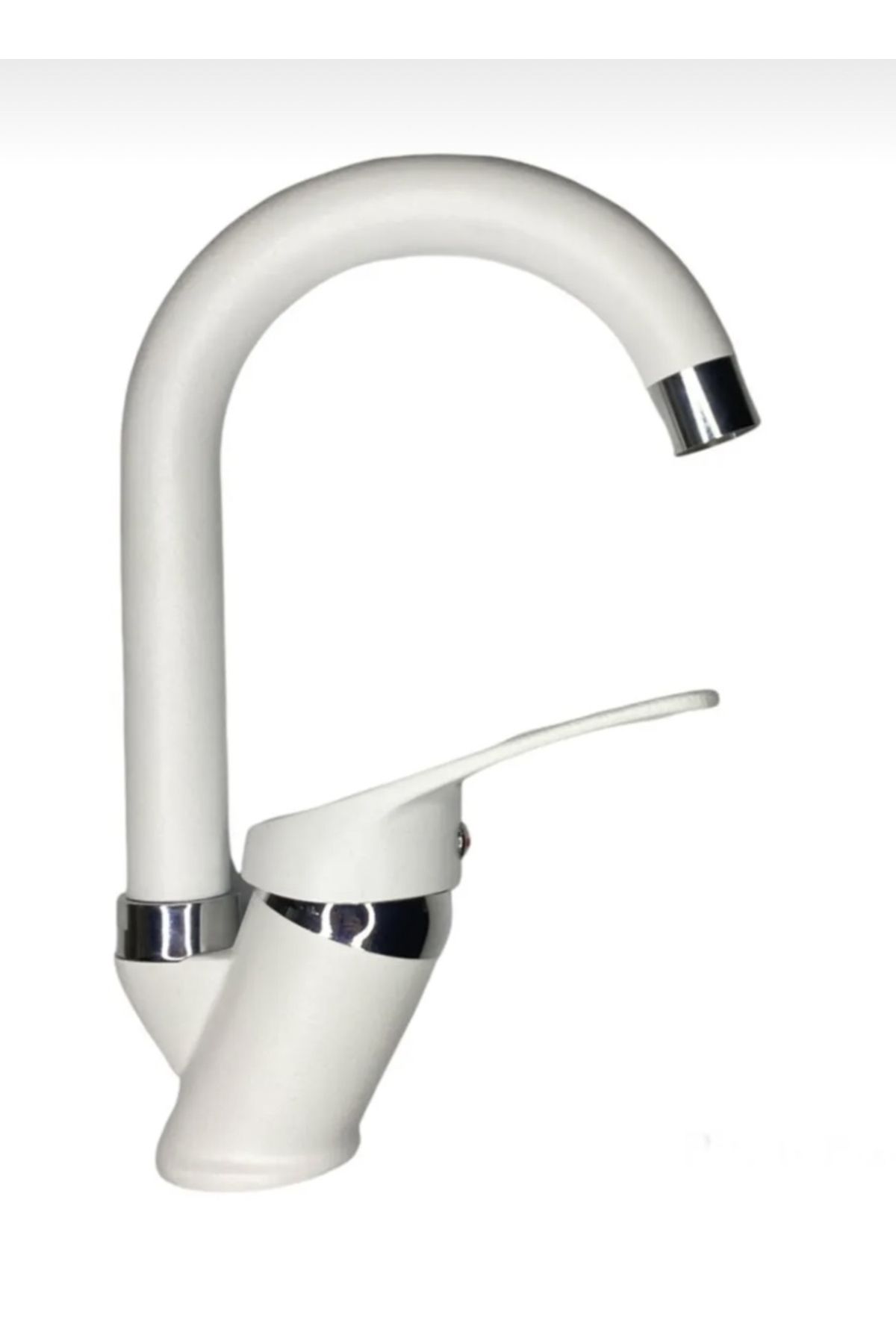 BDL ARMATÜR KCA BEYAZ KROM LAVABO BATARYASI ÇEŞMESİ MUSLUĞU ÇİFT SU GİRİŞLİ