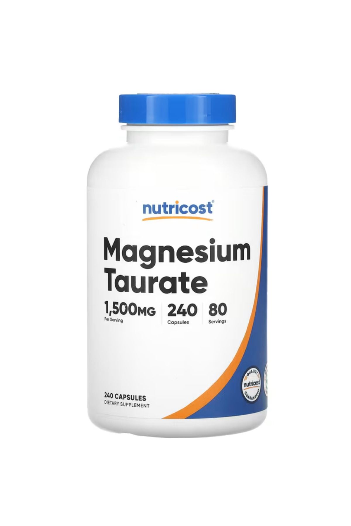 Nutricost , Magnesium Taurate, 240 Capsules (500 mg per Capsule)