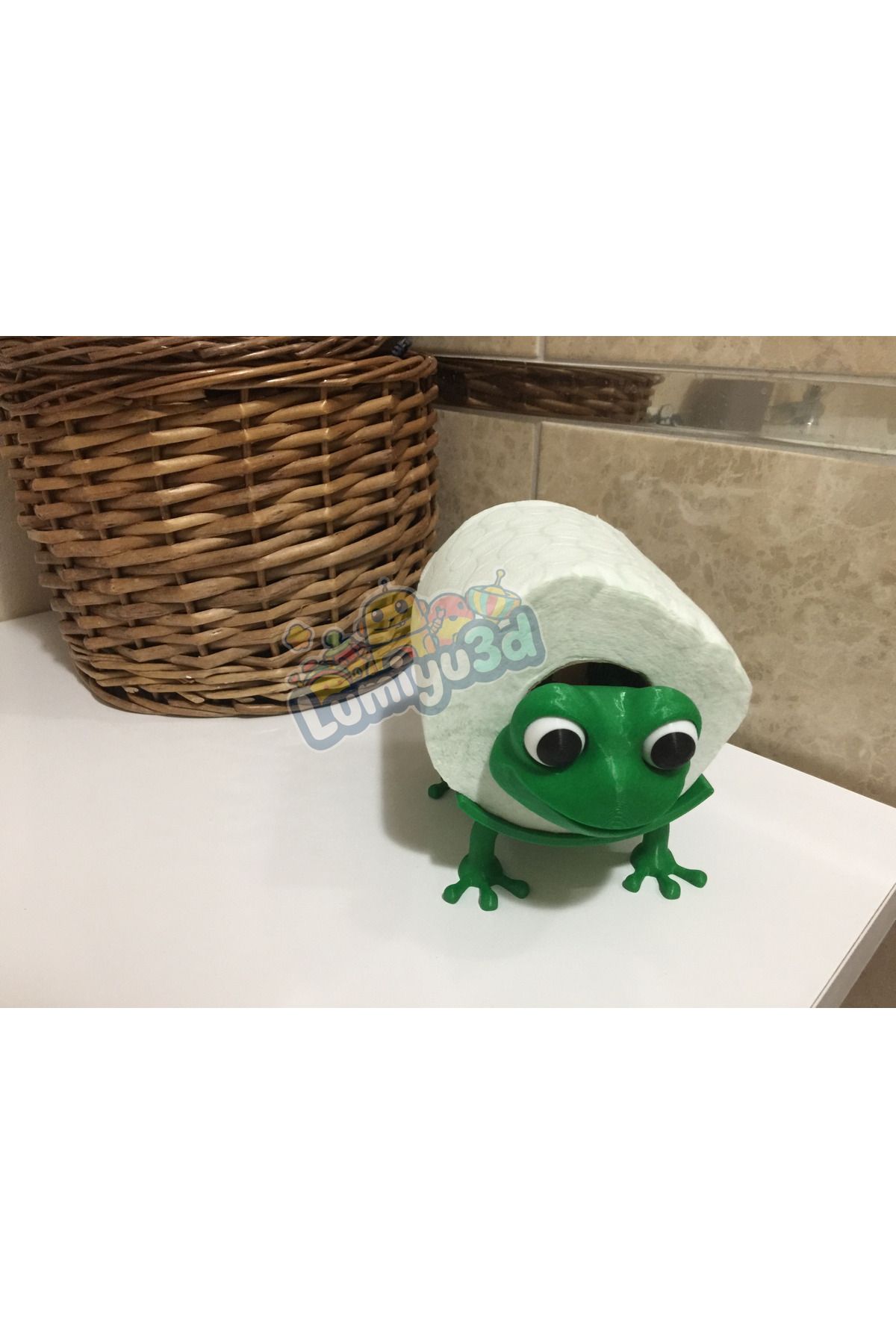 Cuteo Kurbağa Tuvalet Kağıtlığı