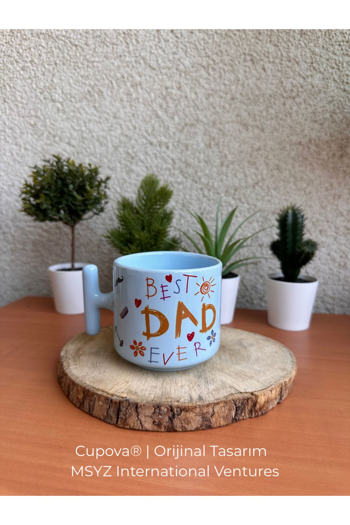 Cupova Best Dad Ever 2 Kupa Bardak, Babalar Günü, Baba, Hediye, Özel gün