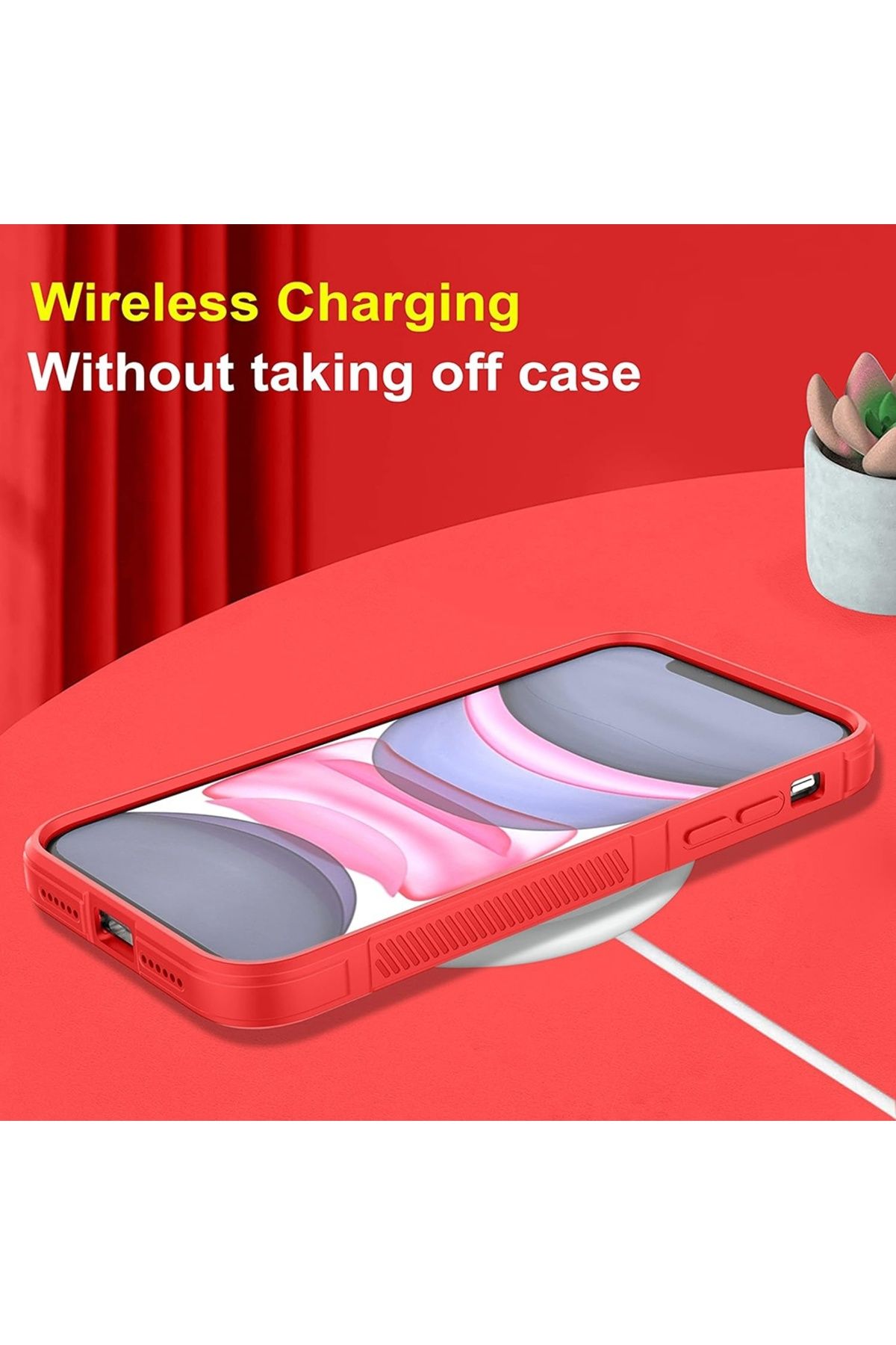 Techsuit-IPhone 16 Plus Case - Techsuit Magic Shield - Red 3