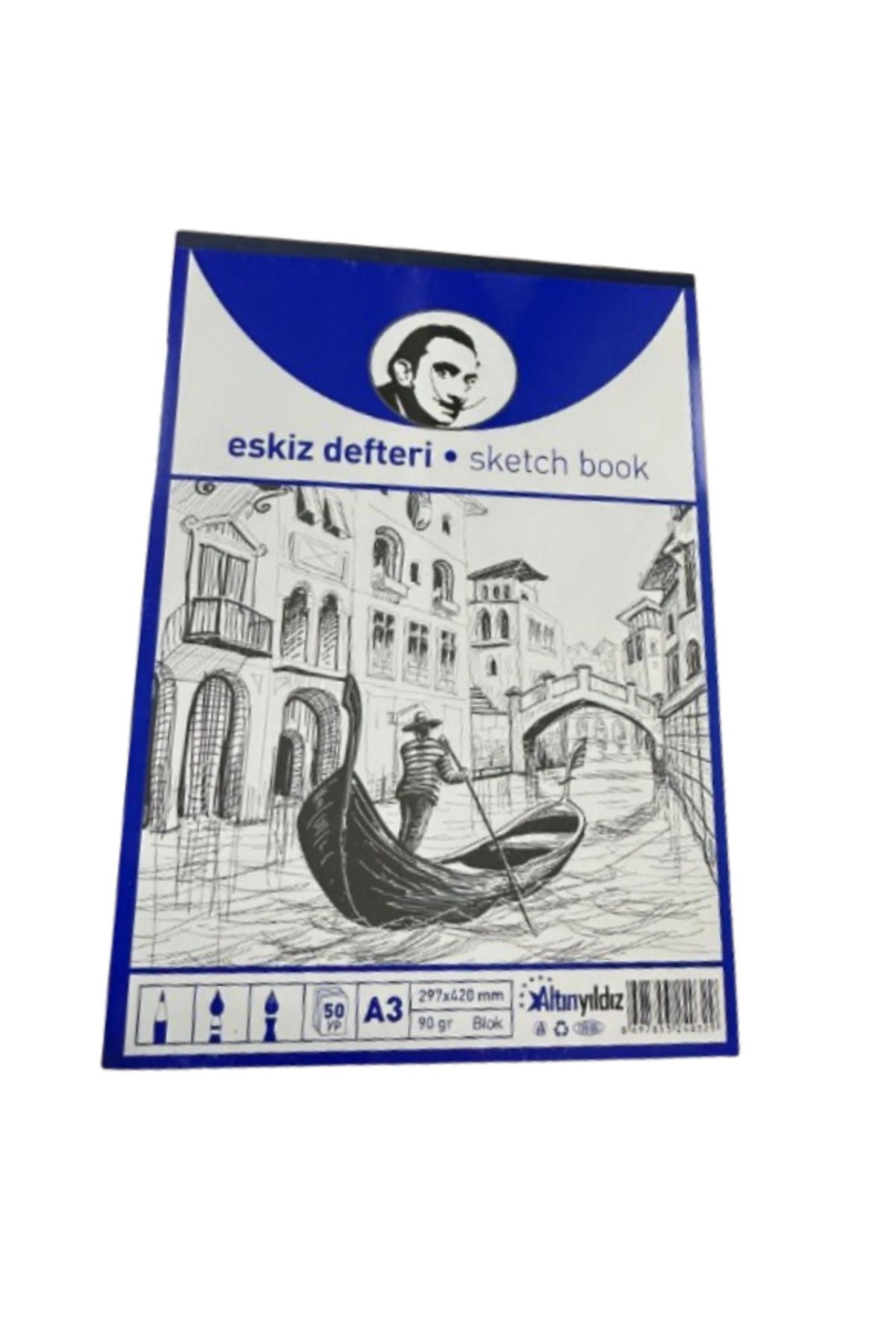 gnsstore Altınyıldız Eskiz Defteri Blok A3 50yp