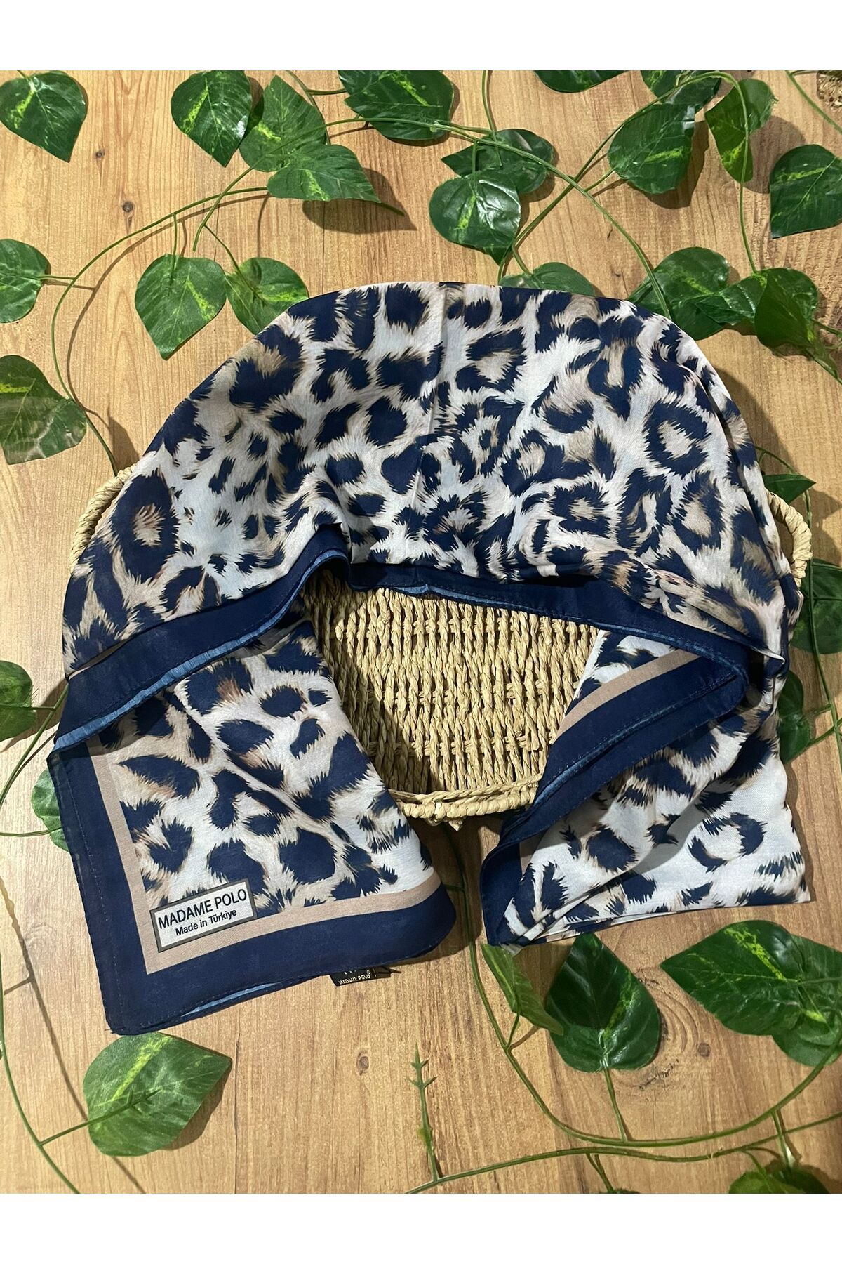 Butik leopar desen şal