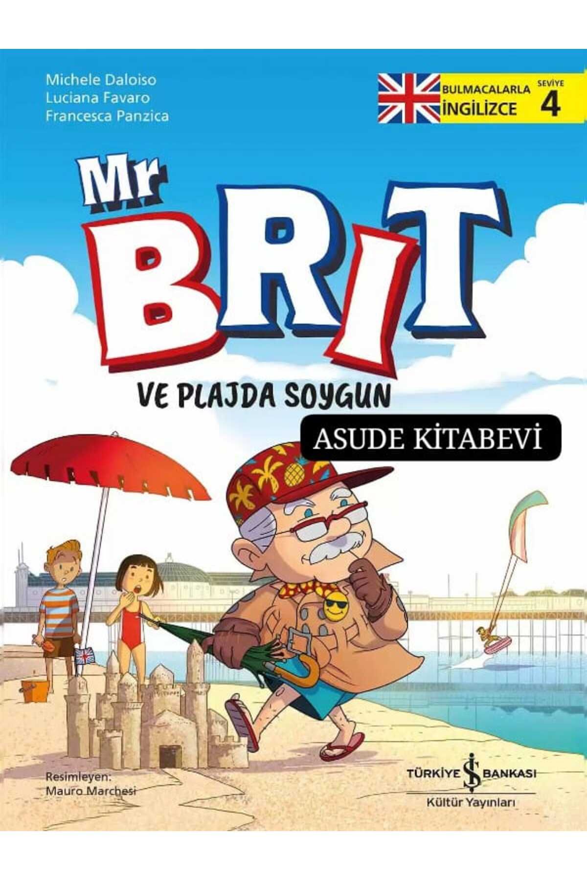 TÜRKİYE İŞ BANKASI KÜLTÜR YAYINLARI Mr Brit ve Plajda Soygun – Bulmacalarla İngilizce – 4