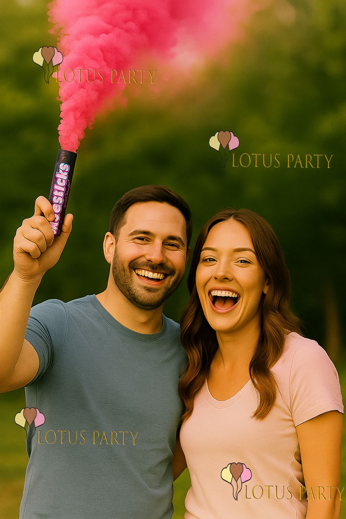 LOTUS PARTY 1 Adet Pembe Sis - Cinsiyet Belirleme Partisi He Or She Parti Pembe Sis