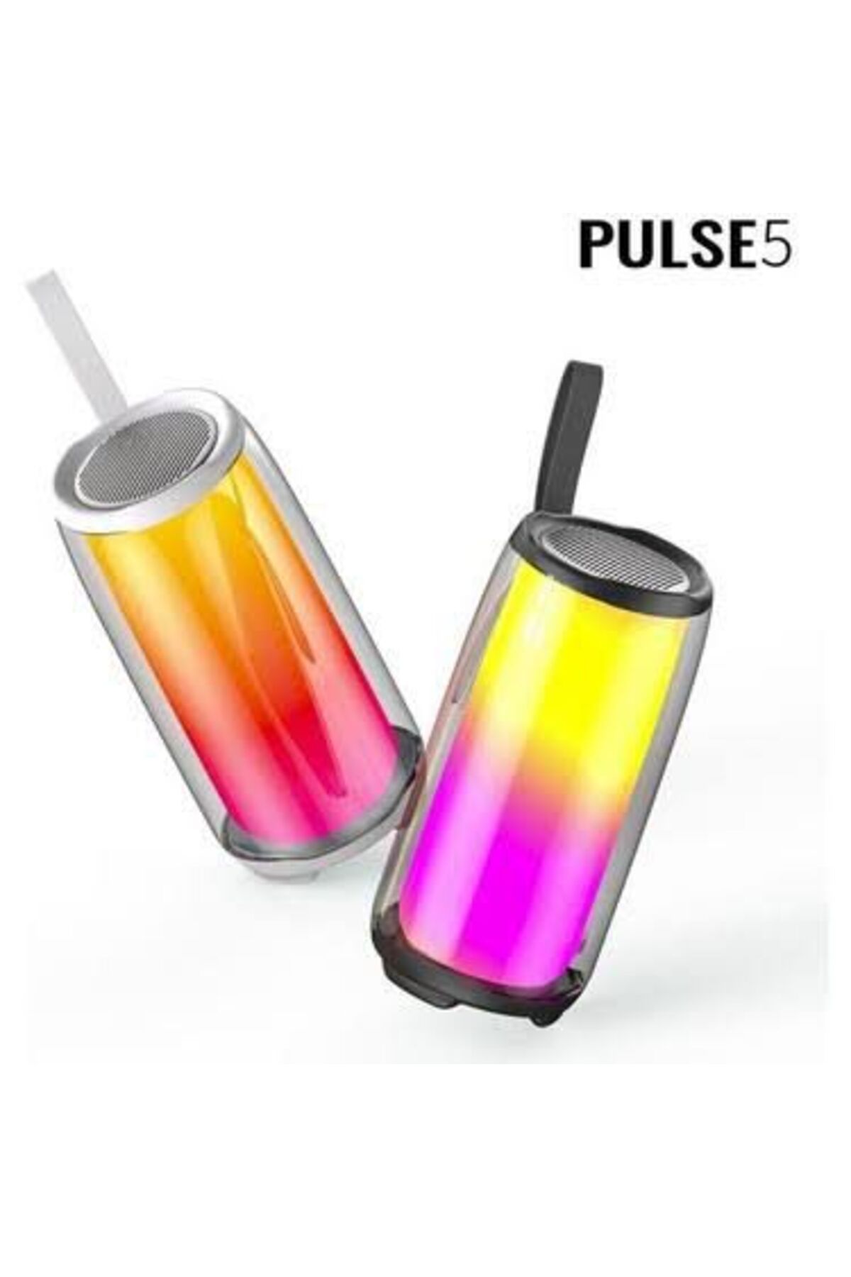 Aydoganticaret44 RGB IŞIKLI BLUETOOTH HOPARLÖR PLUSE5 TWS (BEYAZ)