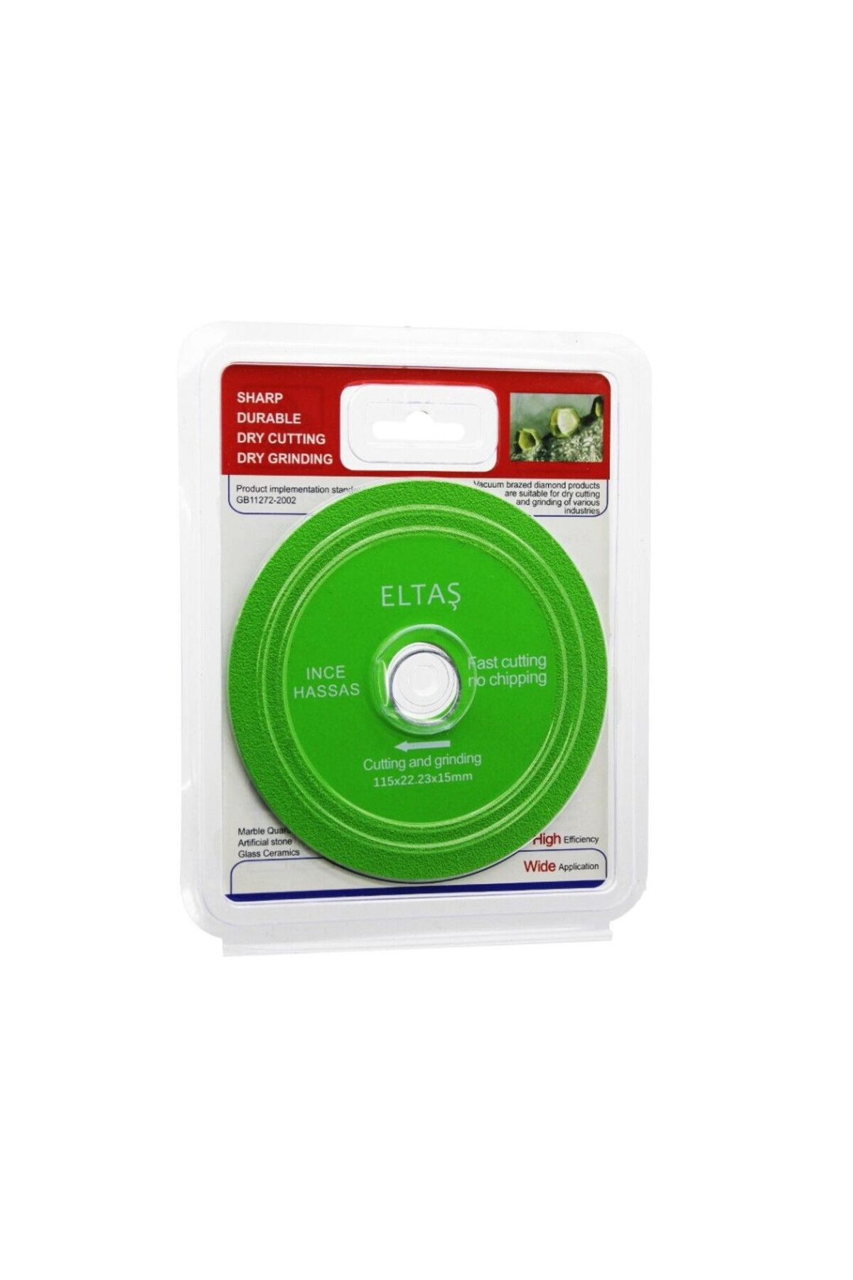 Aydoganticaret44 CAM KESME YEŞİL HASSAS KESİCİ DİSK - TAŞLAMA 115X22X23X15MM