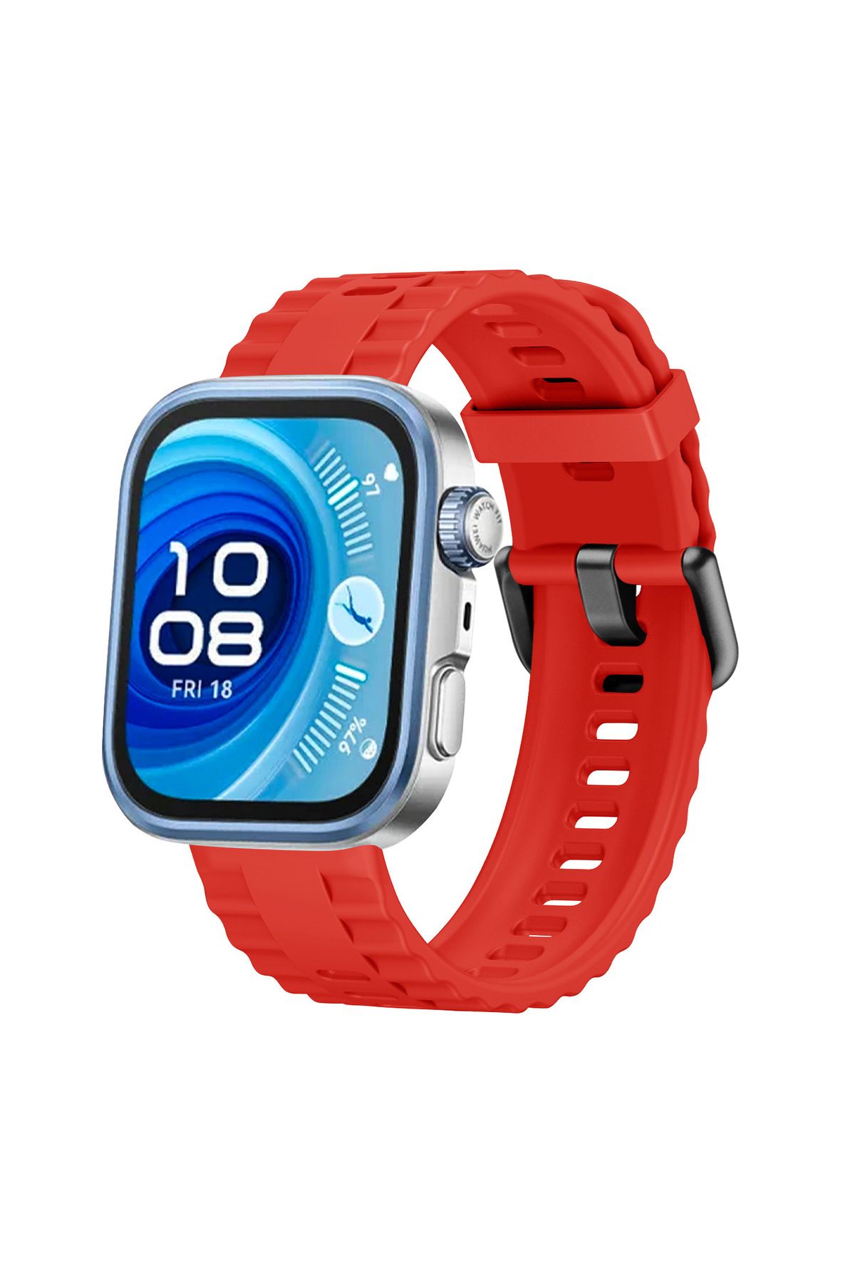 Nextron Huawei Watch Fit 4 / Fit 4 Pro / Fit 3 Uyumlu Silikon Kordon A+Kalite Yumuşak Spor Silikon Kordon