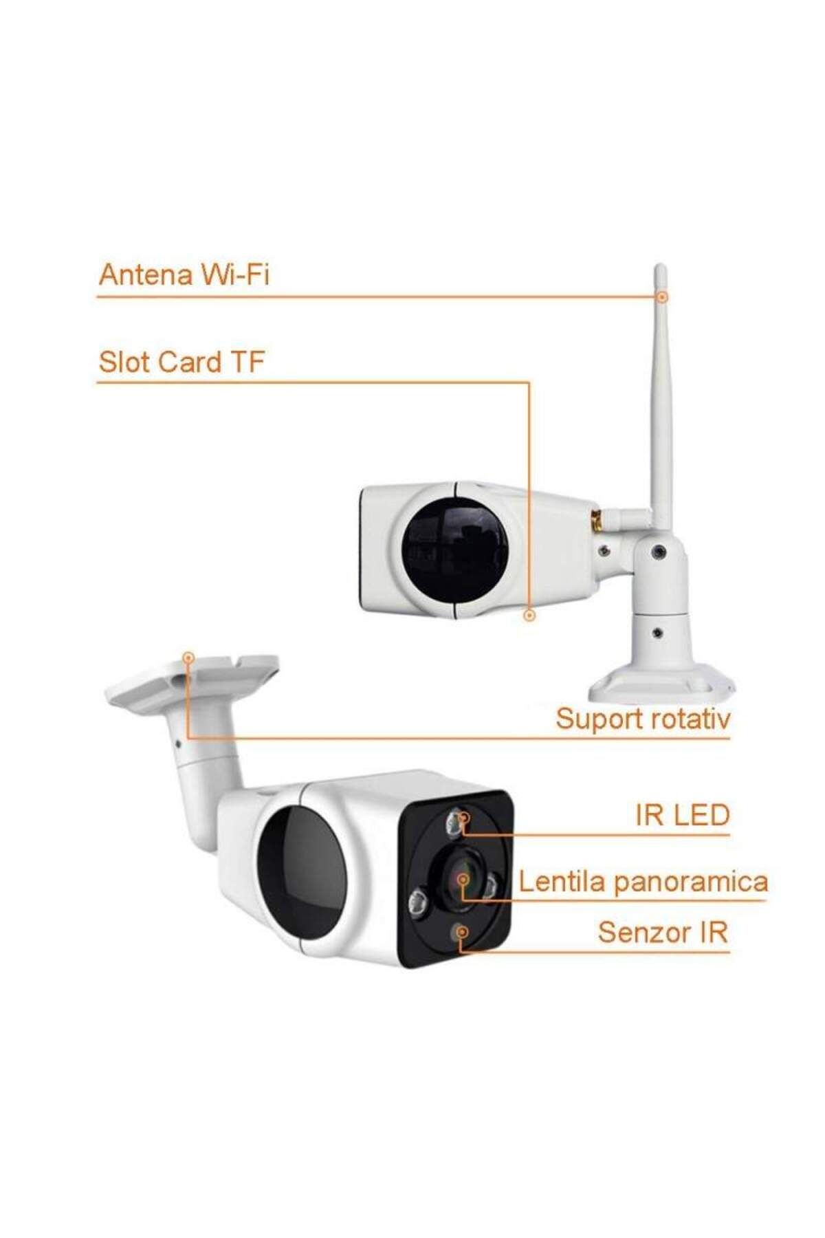 SIKS-Panoramic Camera, 2 MP, 360 degree viewing angle, Model 3, Night Vision, Microphone, Speaker 6