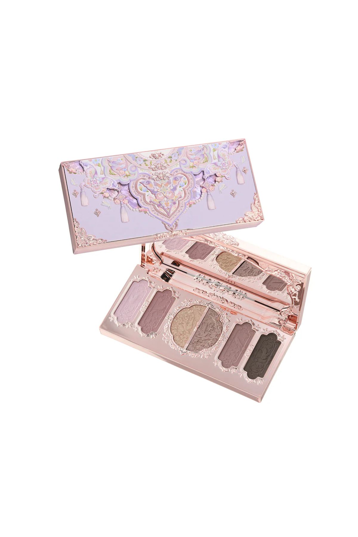 Flower Knows Butterfly Cloud Collar Embossed Six-Color Makeup Palette