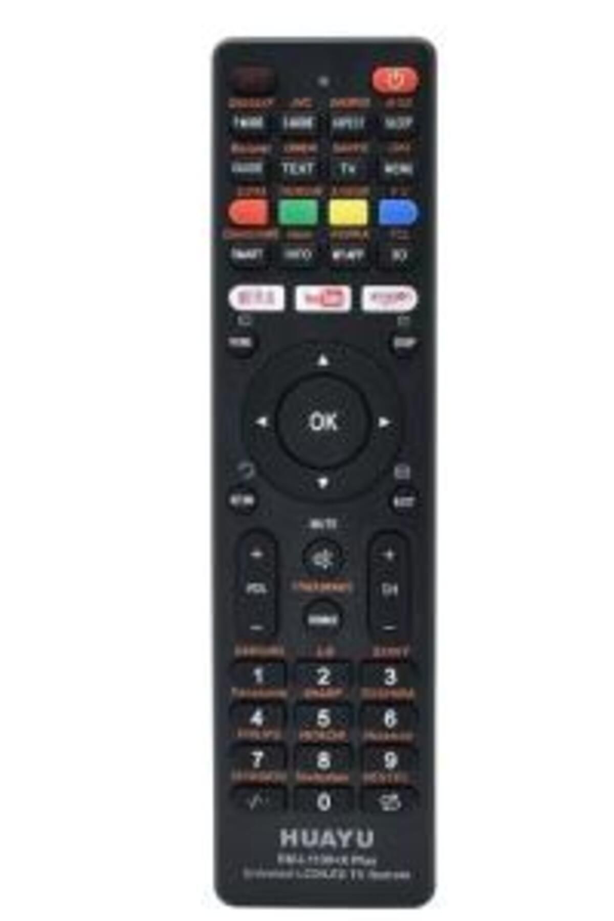 Aydoganticaret44 HUAYU KL RM-L1130+X PLUS SİYAH UNIVERSAL LCD LED TV KUMANDA