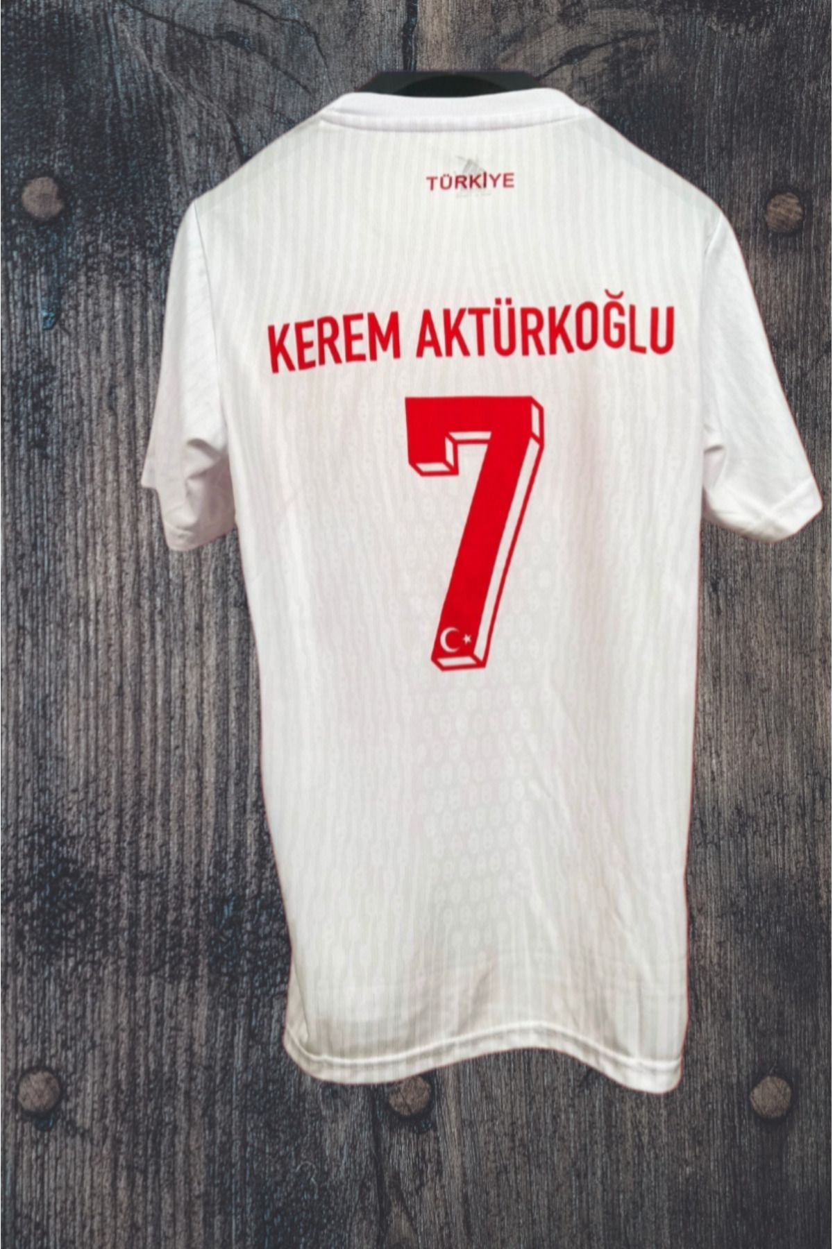 Atlas Global mili takım Türkiye Euro 2024 Kerem aktürkoğlu 7 Beyaz Forması
