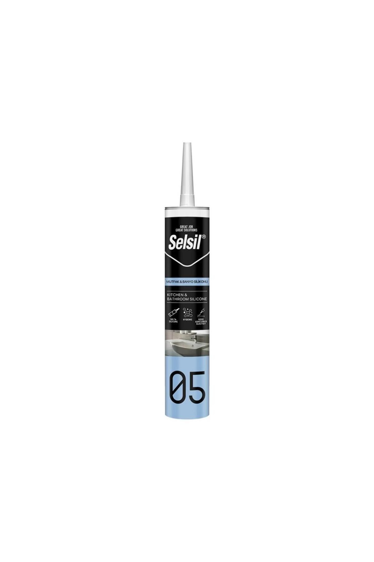 Aydoganticaret44 SELSİL 05 ŞEFFAF MUTFAK VE BANYO SİLİKON 280ML