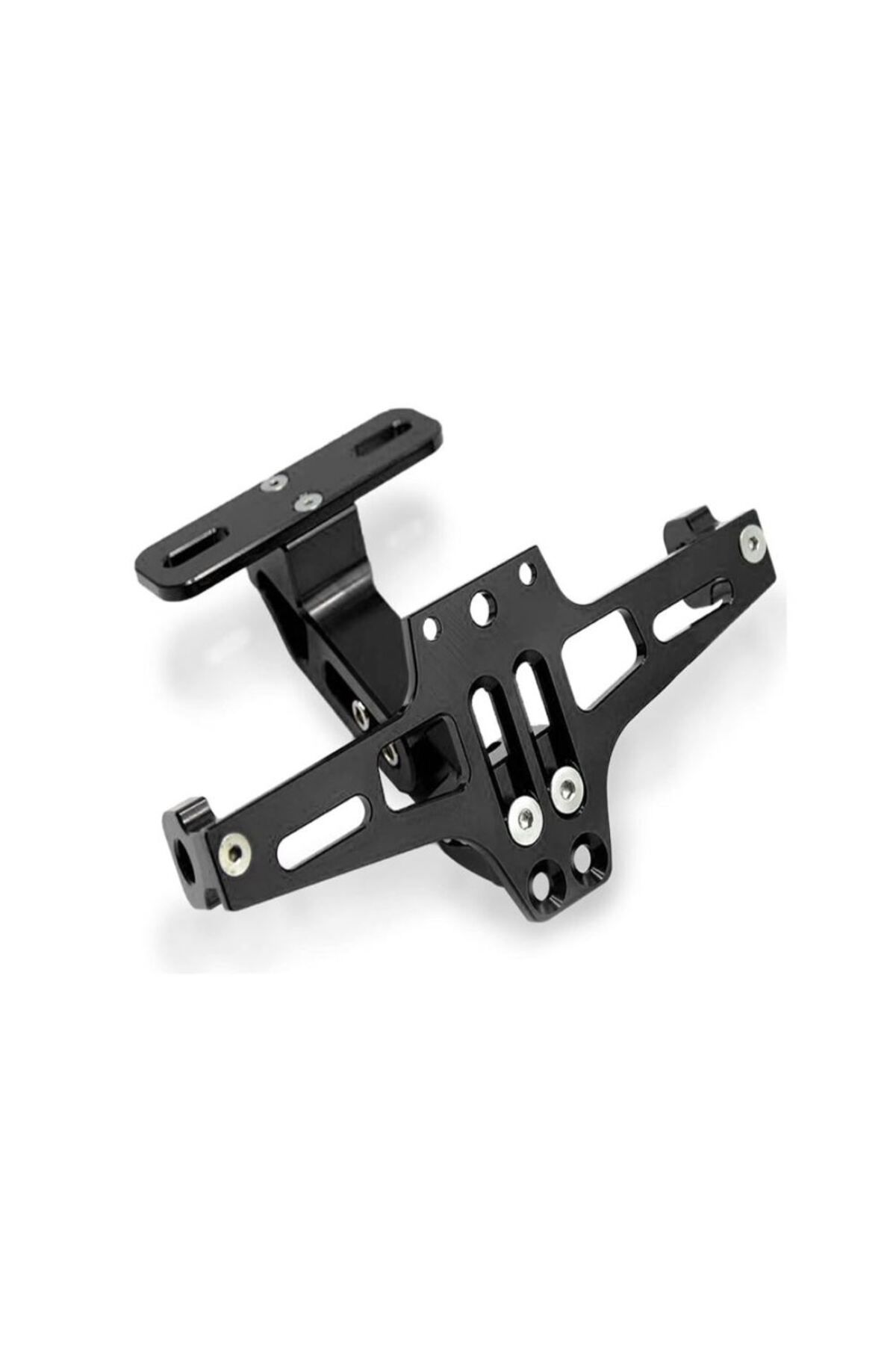 merpa Motosiklet Katlanır Plaklık Full CNC SİYAH