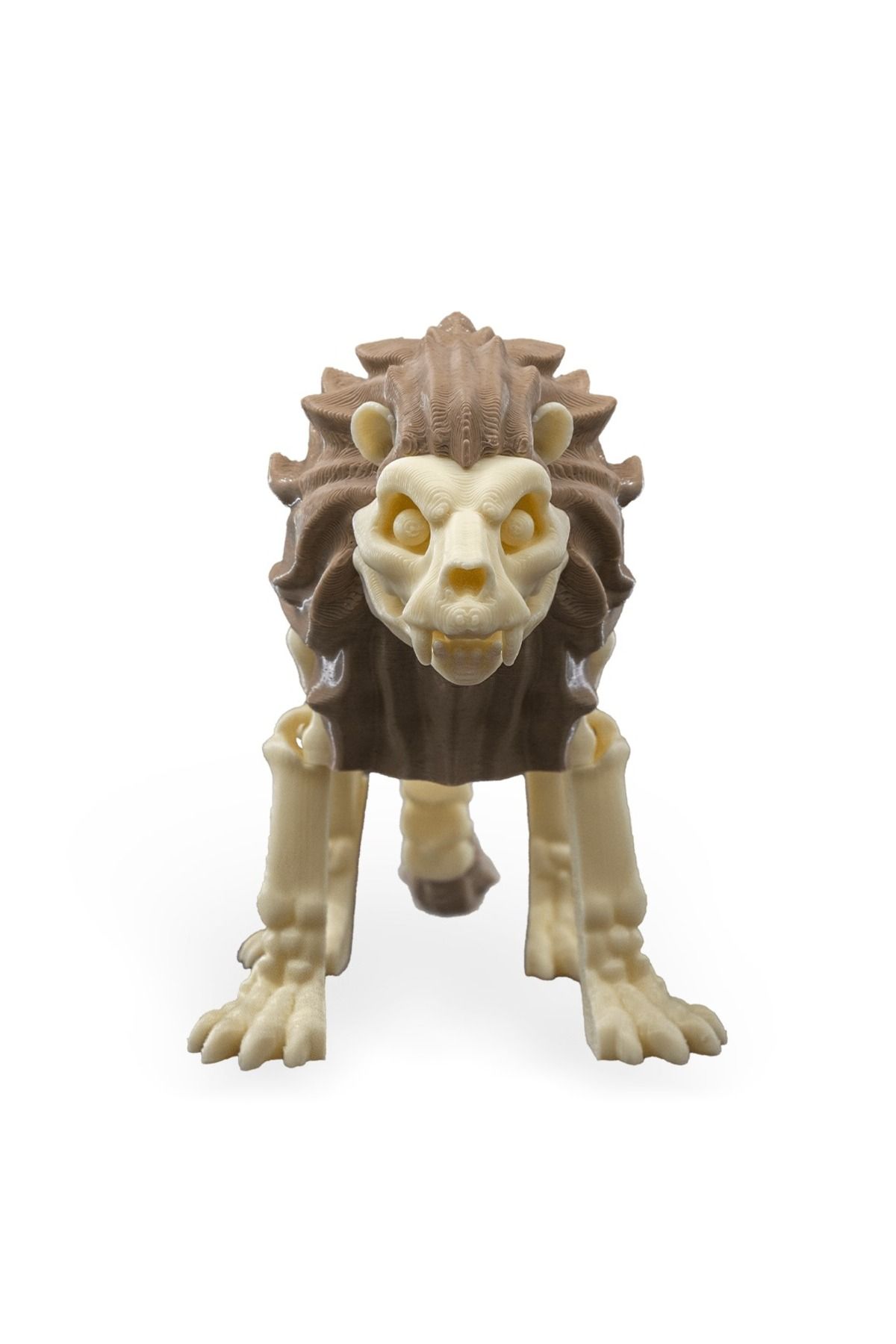 shop 3D Baskı Aslan İskeleti Figürü - Dekoratif ve Koleksiyonluk Tasarım