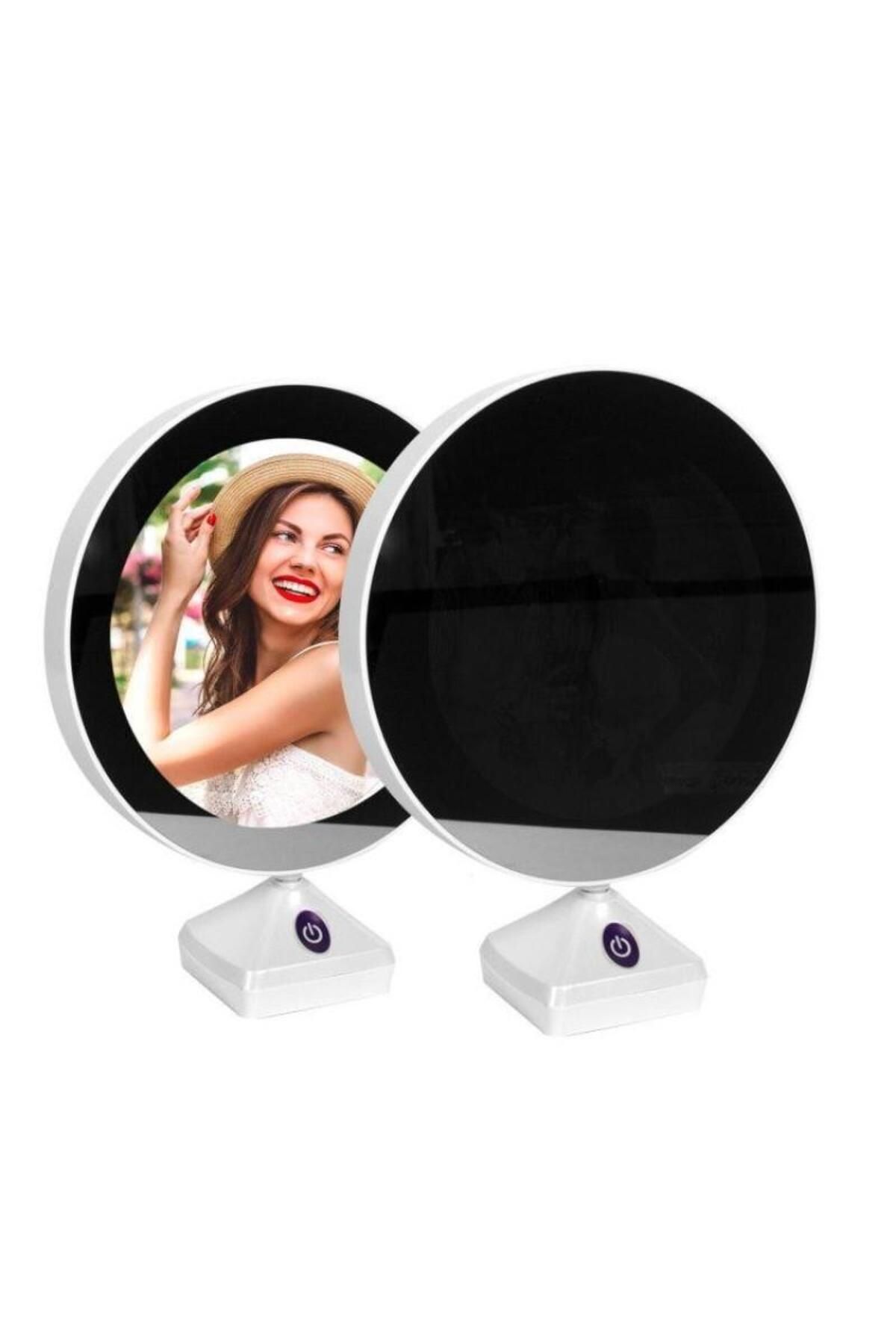 LiderGlobal Led Işıklı Ve Fotoğraflı Sihirli Ayna