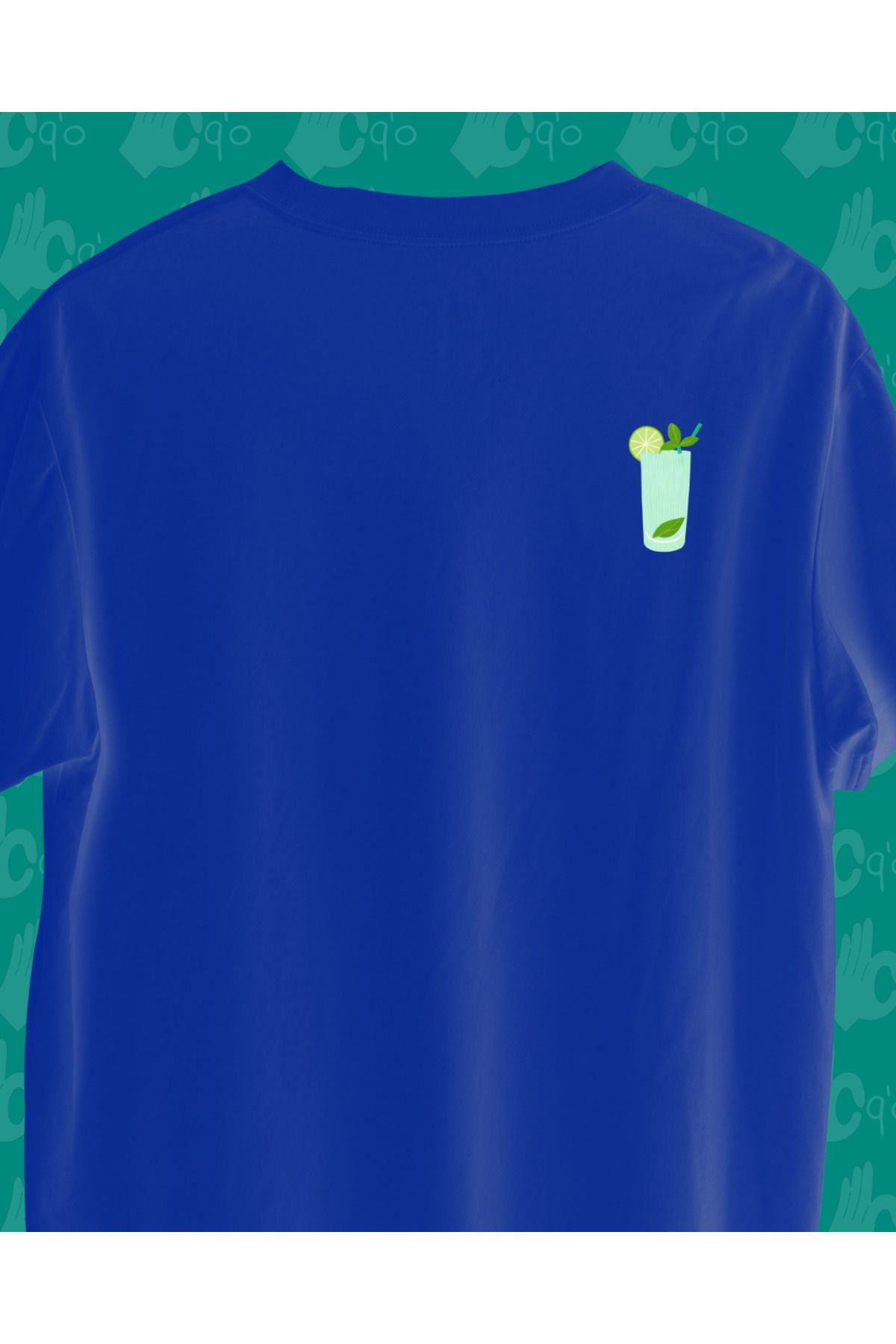 oq'o Mojito - Nakışlı Basic T-shirt