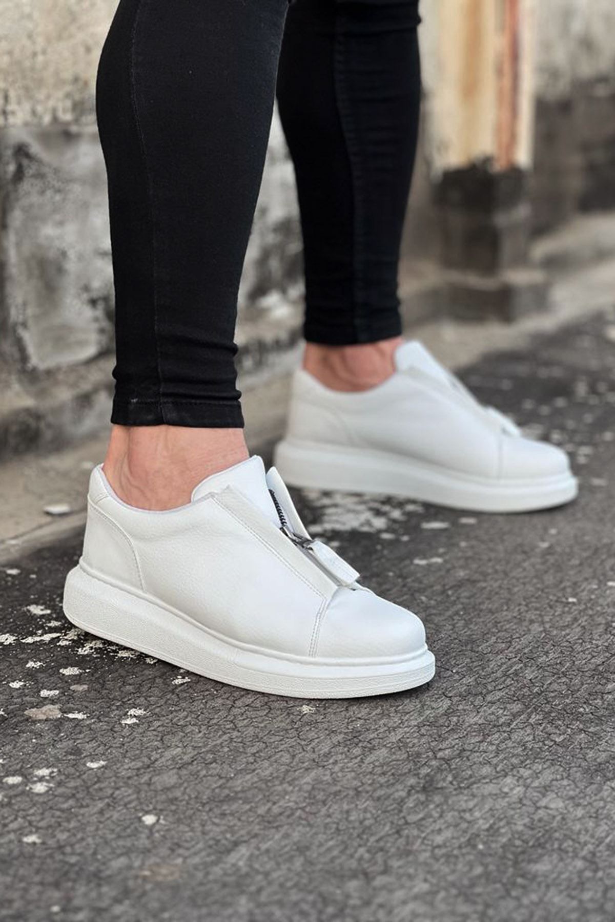Fashi10 WG010 Beyaz Cilt Erkek Casual Ayakkabı