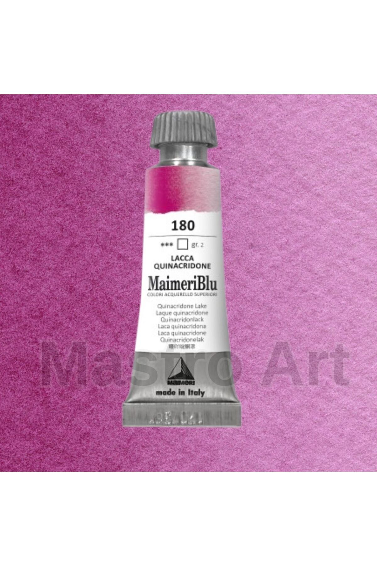 Maimeri Blu Pro Tüp Sulu Boya 12 ml S2 180 Quinacridone Lake