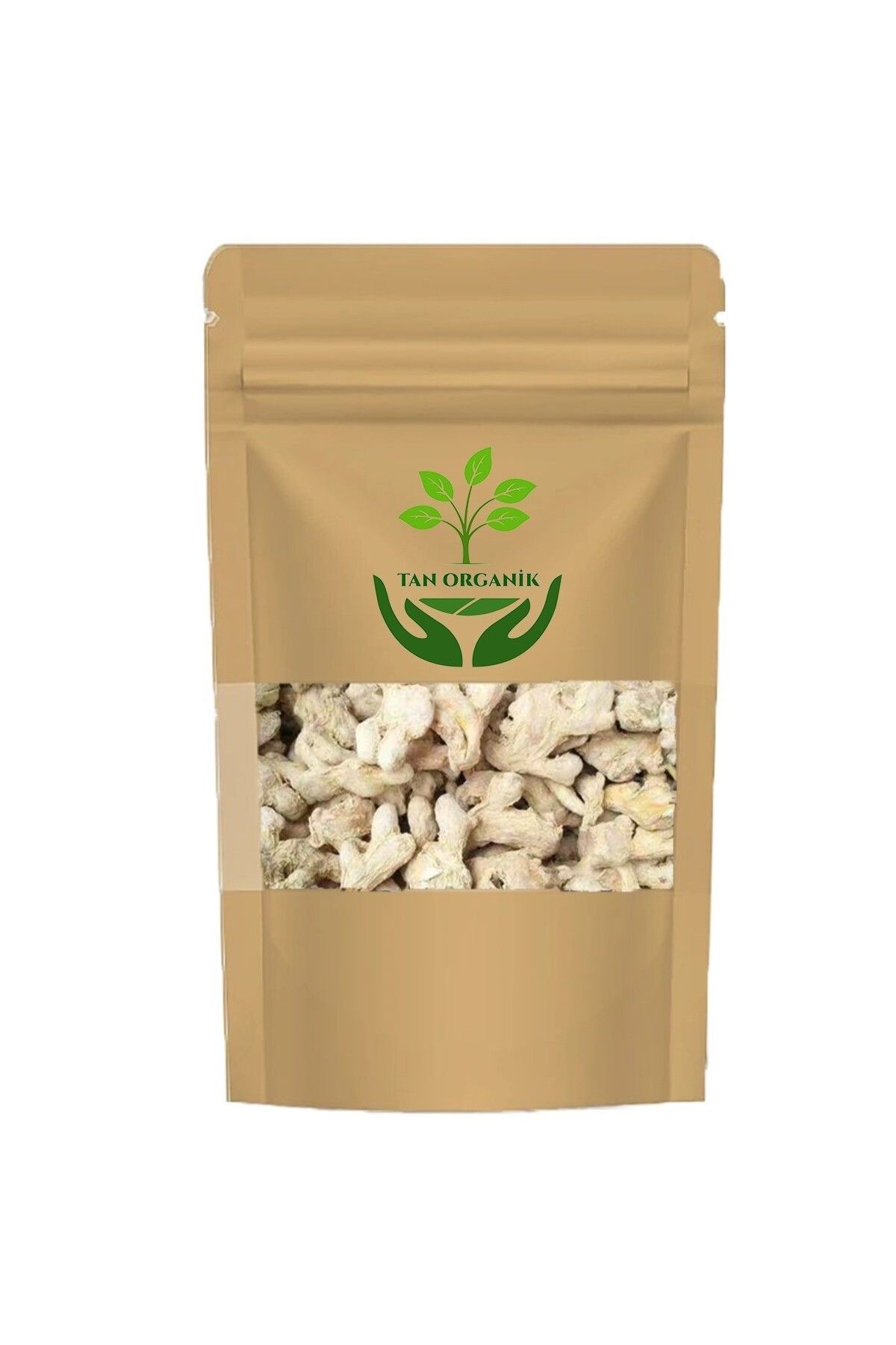 tanorganik Zencefil Tane Kuru Kök (Zingiber officinale) 500gr