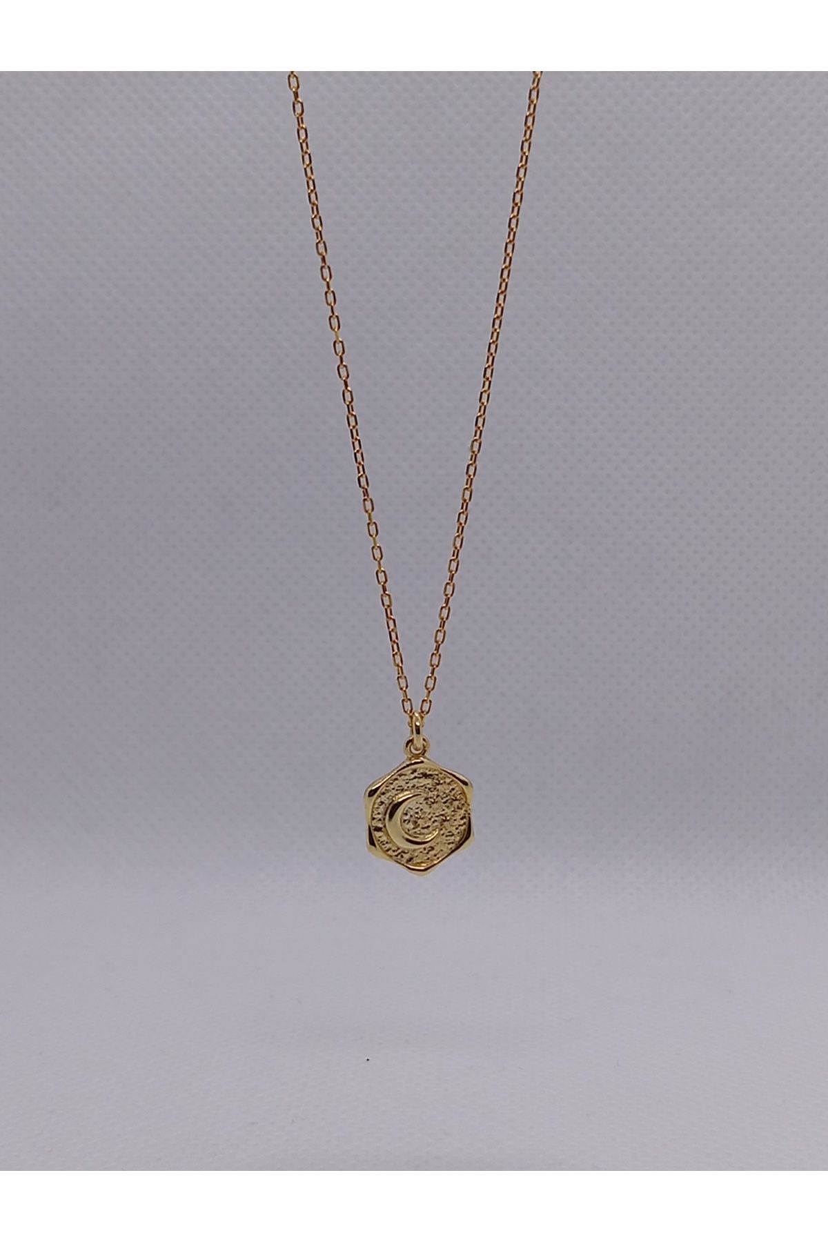 Kjewelry 925 Ayar Gümüş Ay Kolye