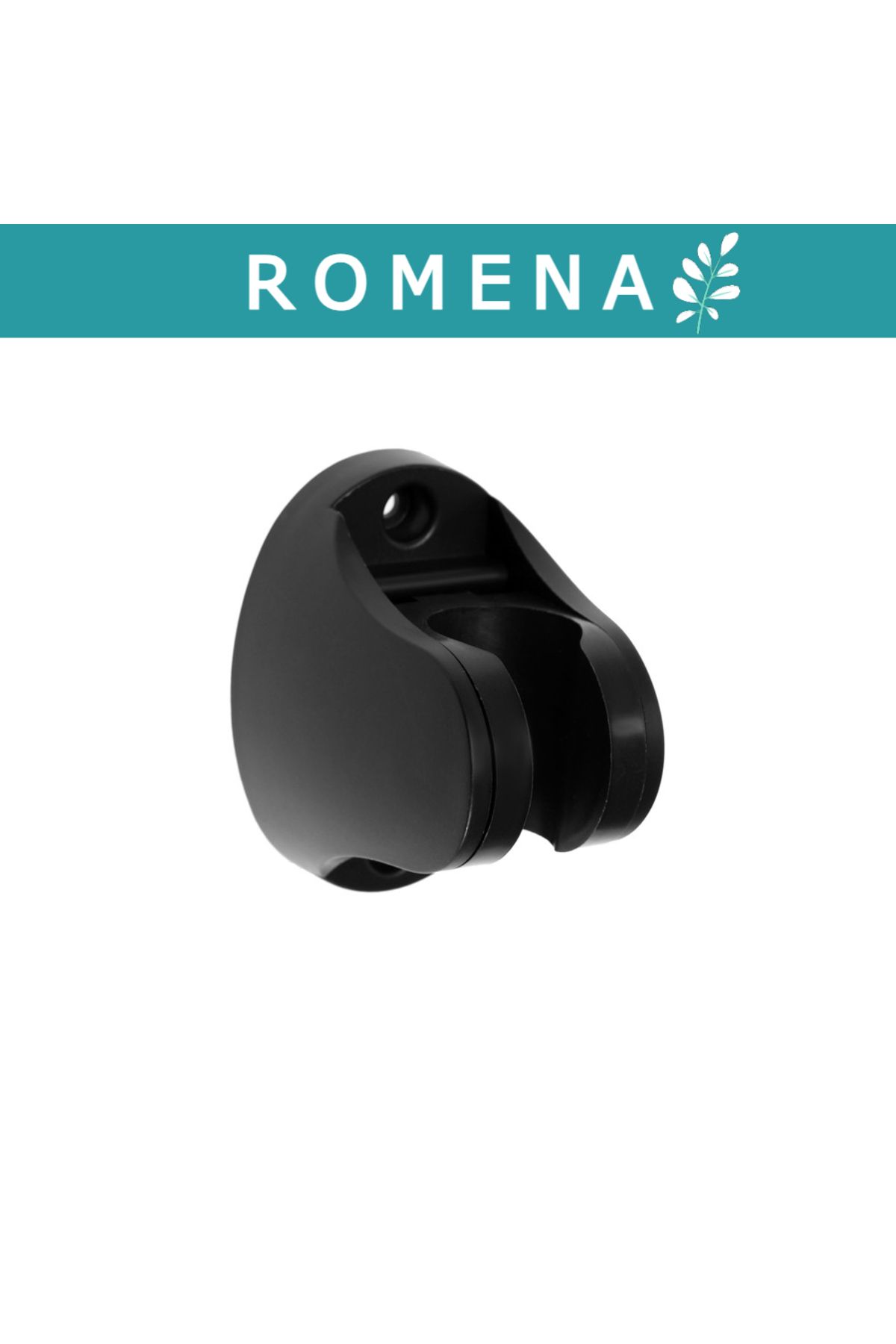 Romena Sabitlemeli Duş Mafsalı Siyah R5012-S