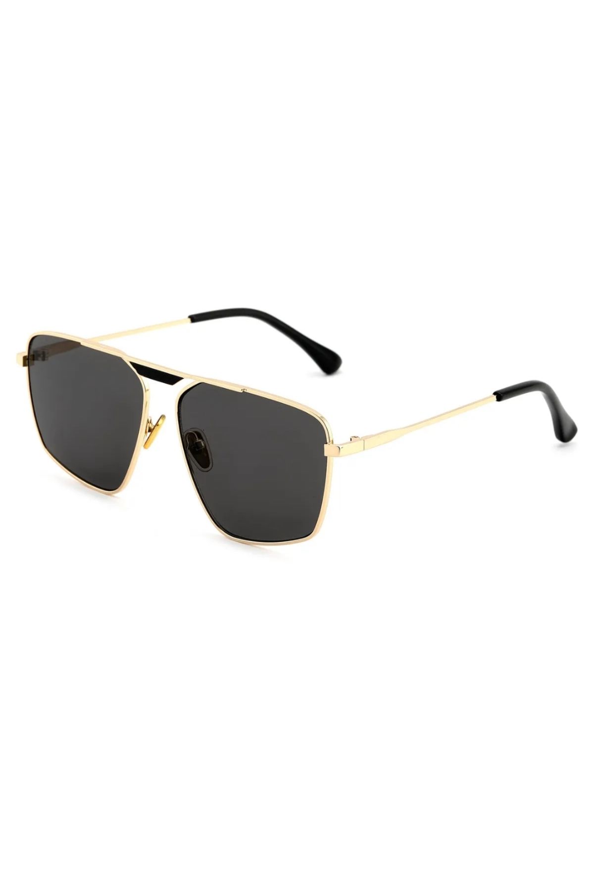 Pierre Lotus Geometri Metal Çerçeve Unisex Güneş Gözlüğü plg1111