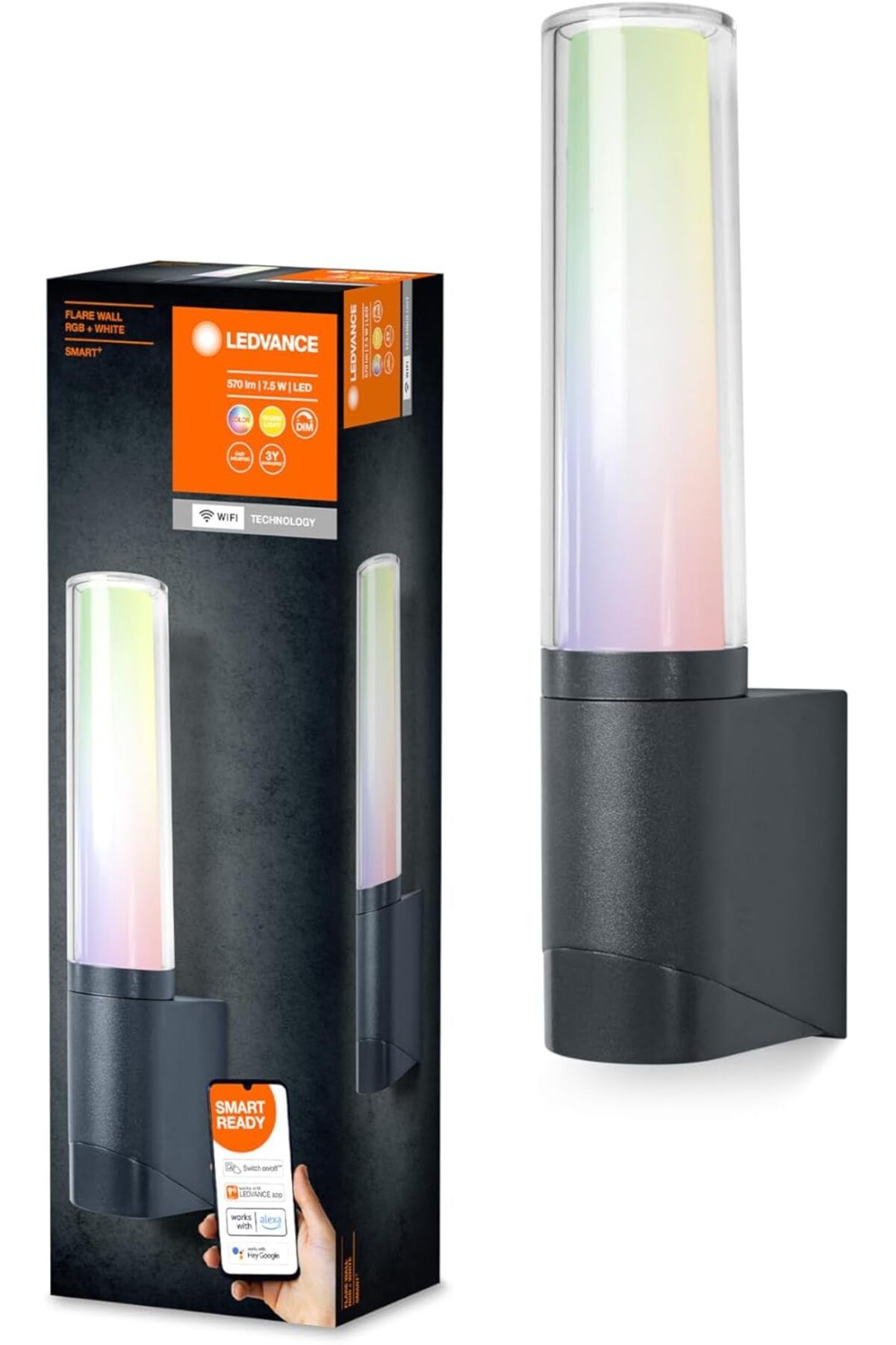 Ledvance SMART OUTD WIFI FLARE WALL RGBW DG LEDV
