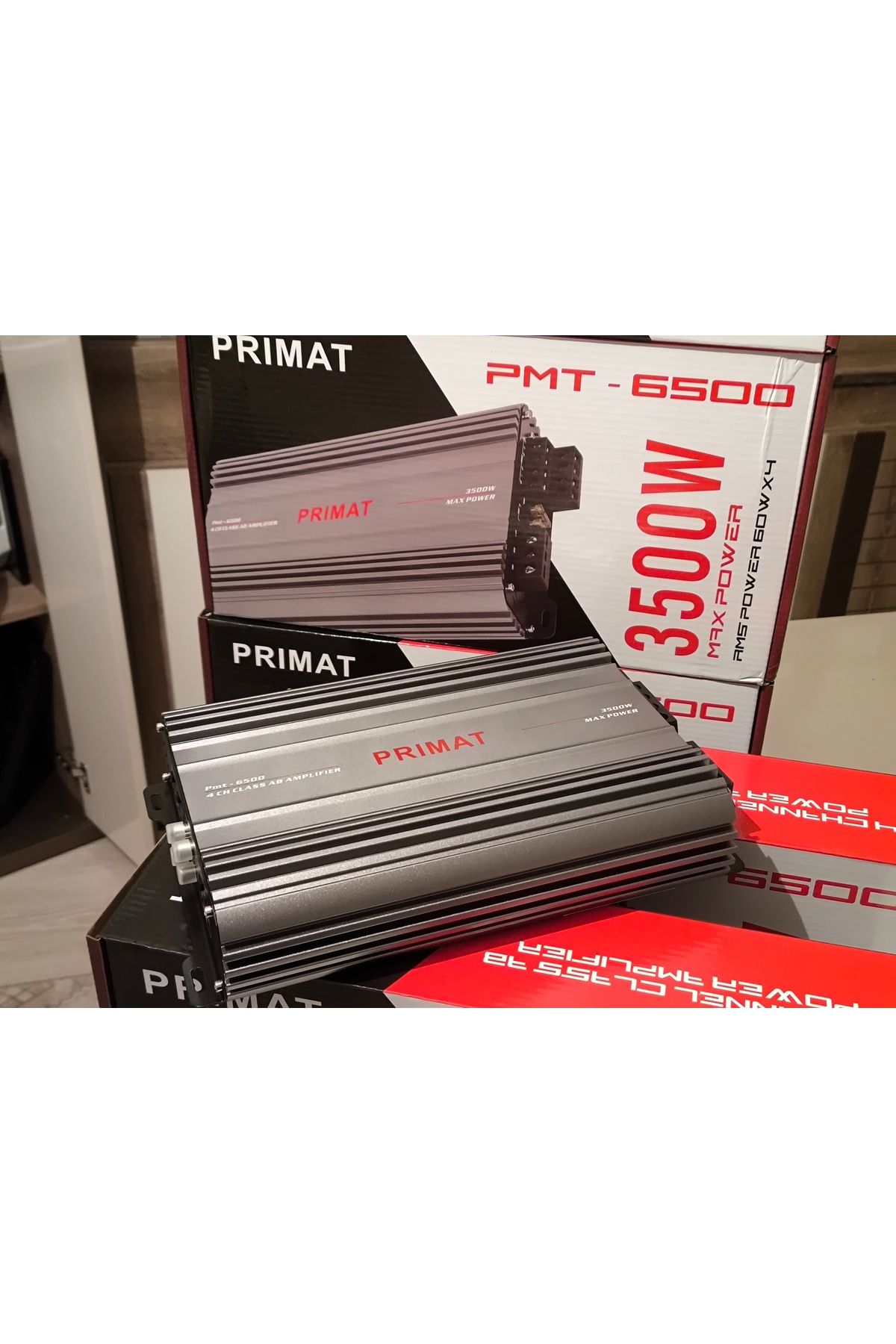 patili tasarım 3500W AMFİ 4 KANALLİ 4X60 RMS