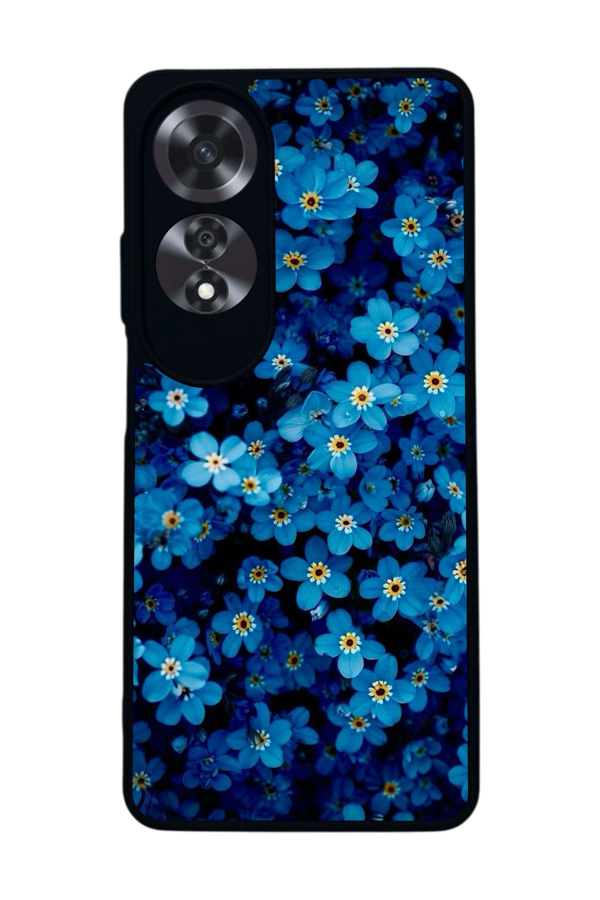 OPPO A60 Uyumlu Mat Siyah uyumlu Kılıf – Yumuşak Silikon, Koruyucu, Şok Emici Kapak