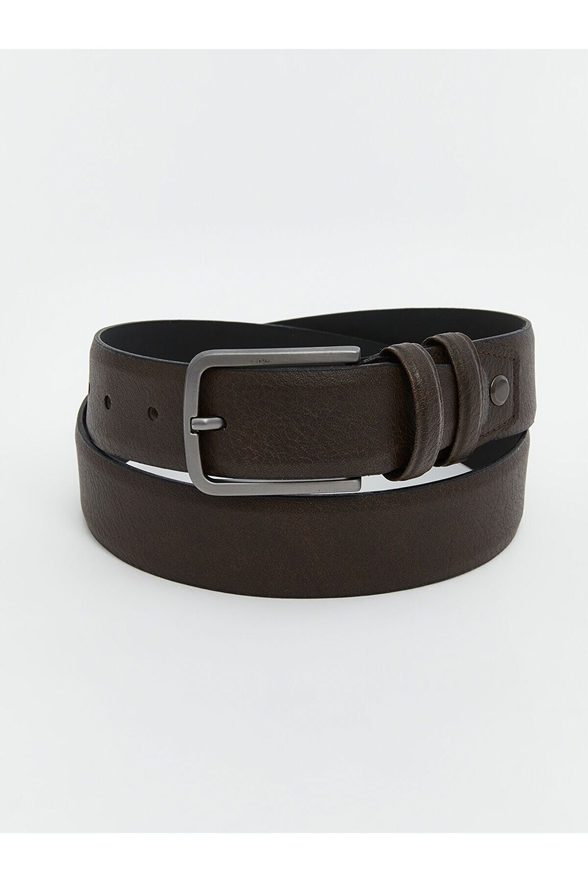 LC Waikiki-Leather Look Men's Belt 2 Pack 3