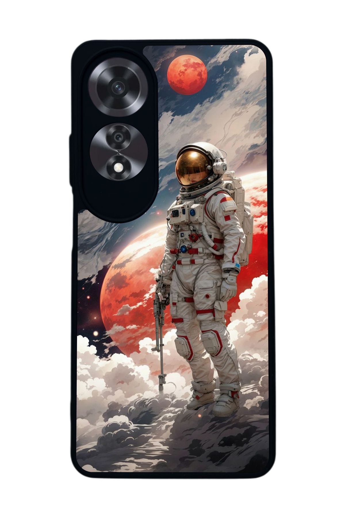 OPPO A60 Mat Siyah uyumlu Kılıf – Yumuşak Silikon, Koruyucu, Şok Emici Kapak