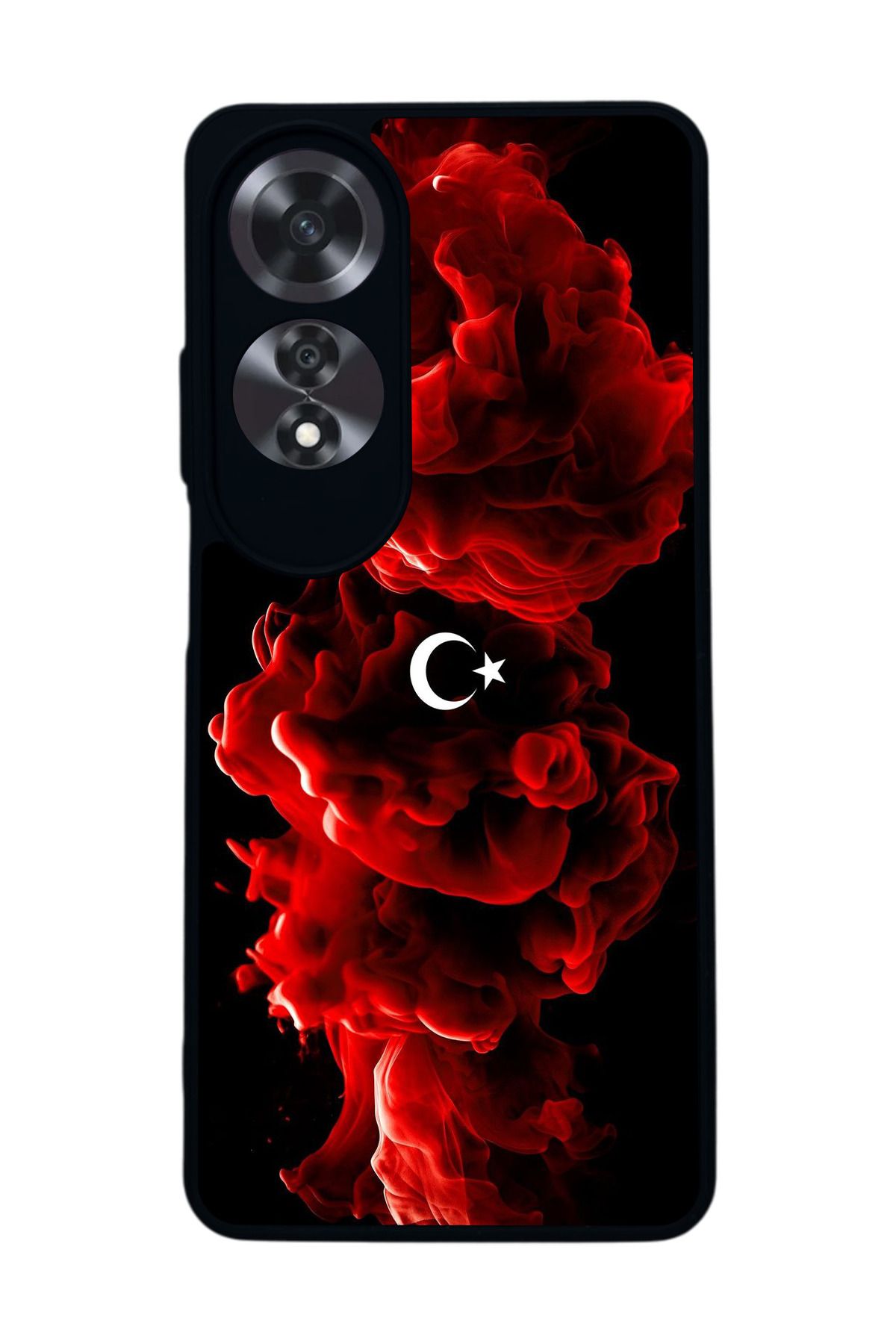 OPPO A60 Mat Siyah uyumlu Kılıf – Yumuşak Silikon, Koruyucu, Şok Emici Kapak