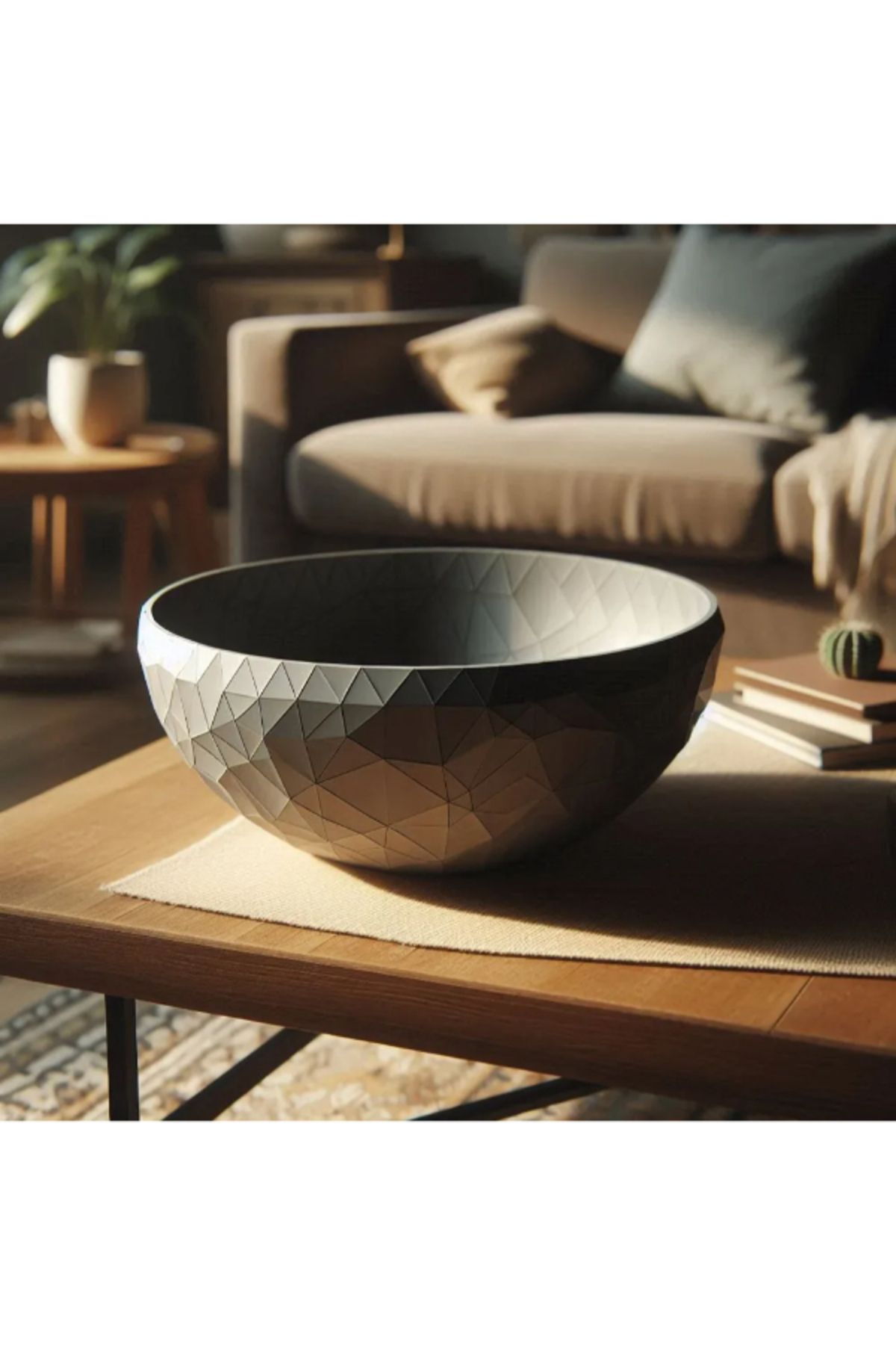 NOMOTHETIC Low Poly Tasarım Kase – Modern ve Göz Alıcı