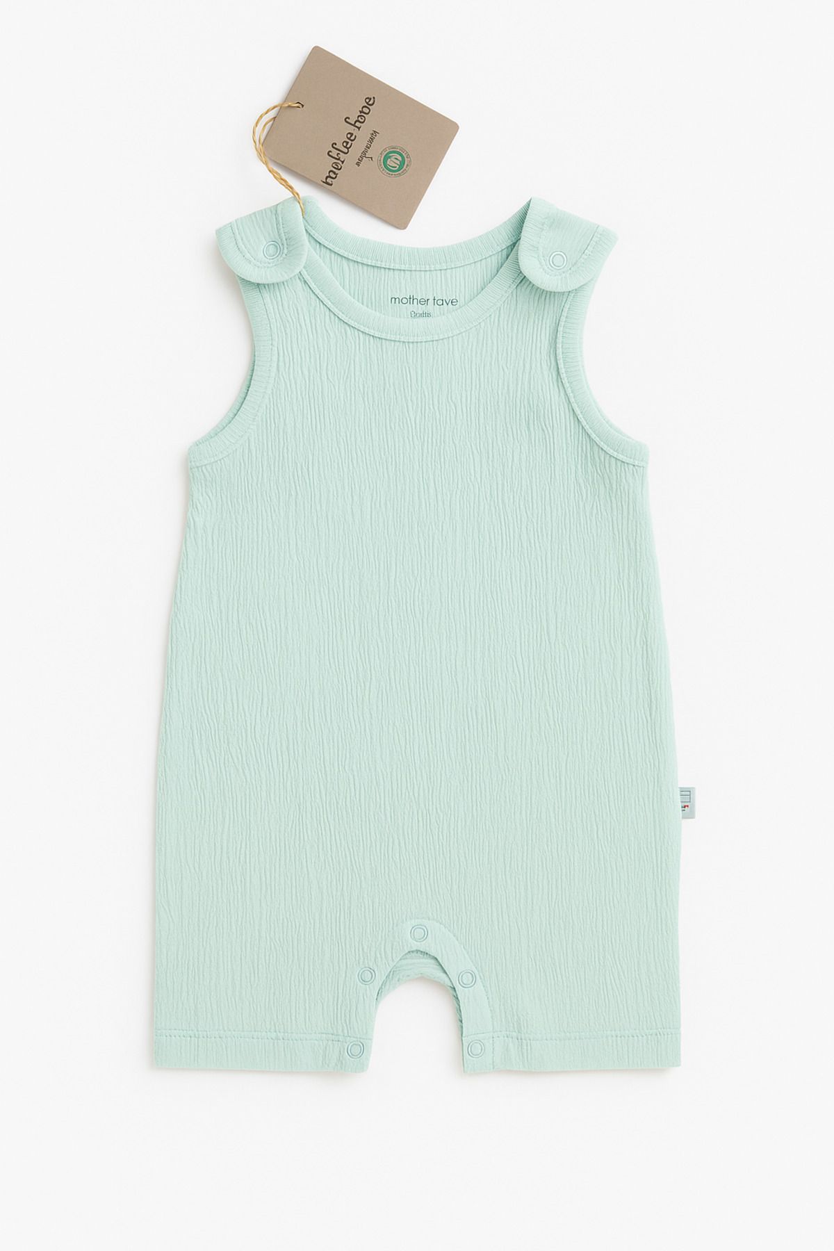 Butik Mother Love Drape Kumaş Kız Bebek Şort Tulum
