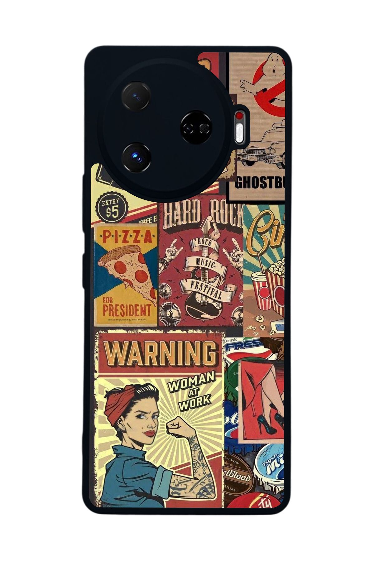 TECNO Camon 30 Pro Mat Siyah uyumlu Kılıf – Yumuşak Silikon, Koruyucu, Şok Emici Kapak