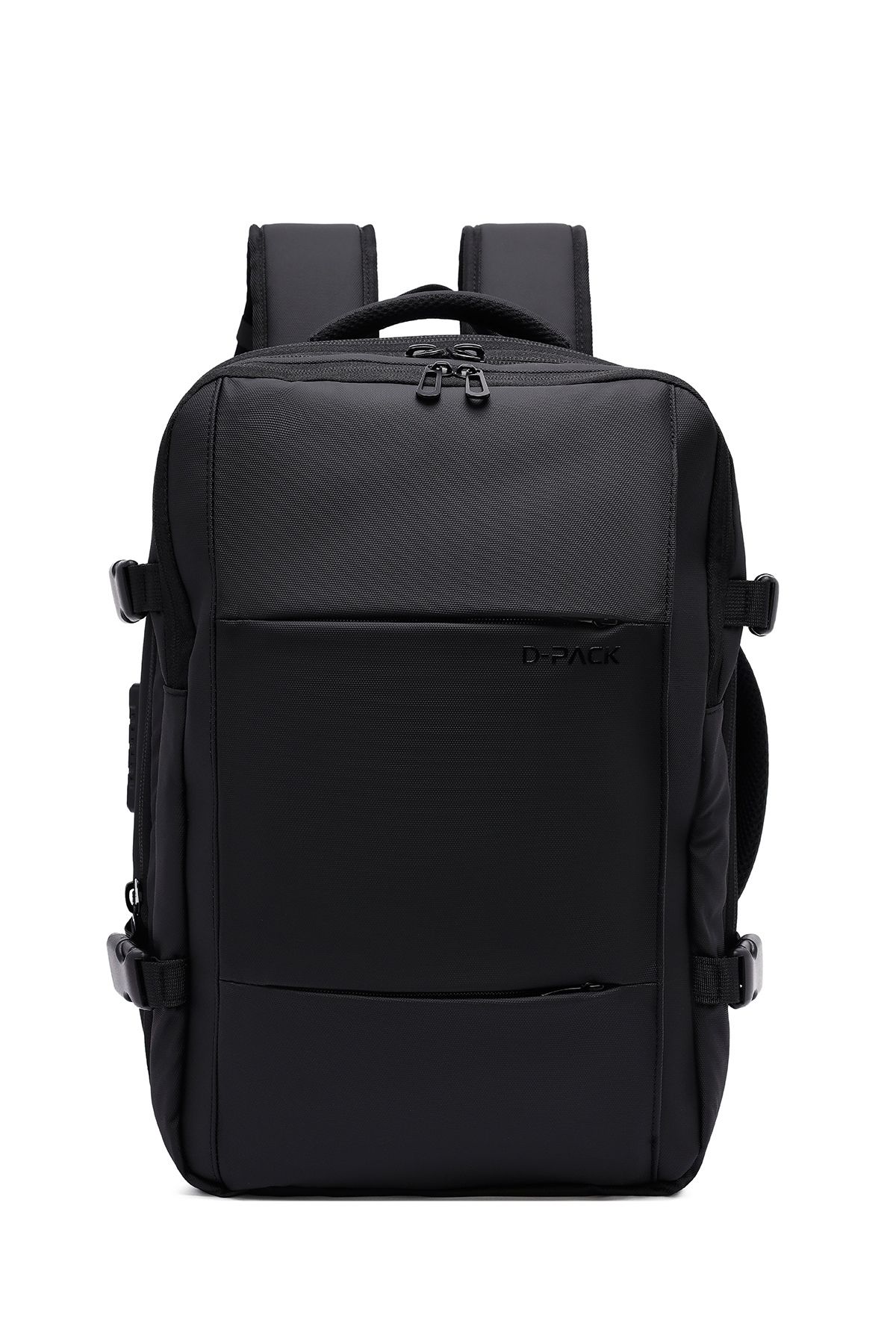 Derimod D-Pack Erkek Siyah Kumaş Sırt Çantası 24WBD30236F
