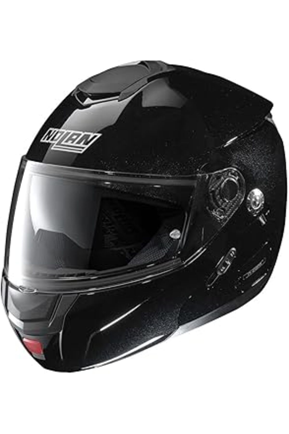 Mu Art Ahşap Nolan N90-2 Highline N-Com 040 Metal Black Çene Açılır Motosiklet Kaskı L