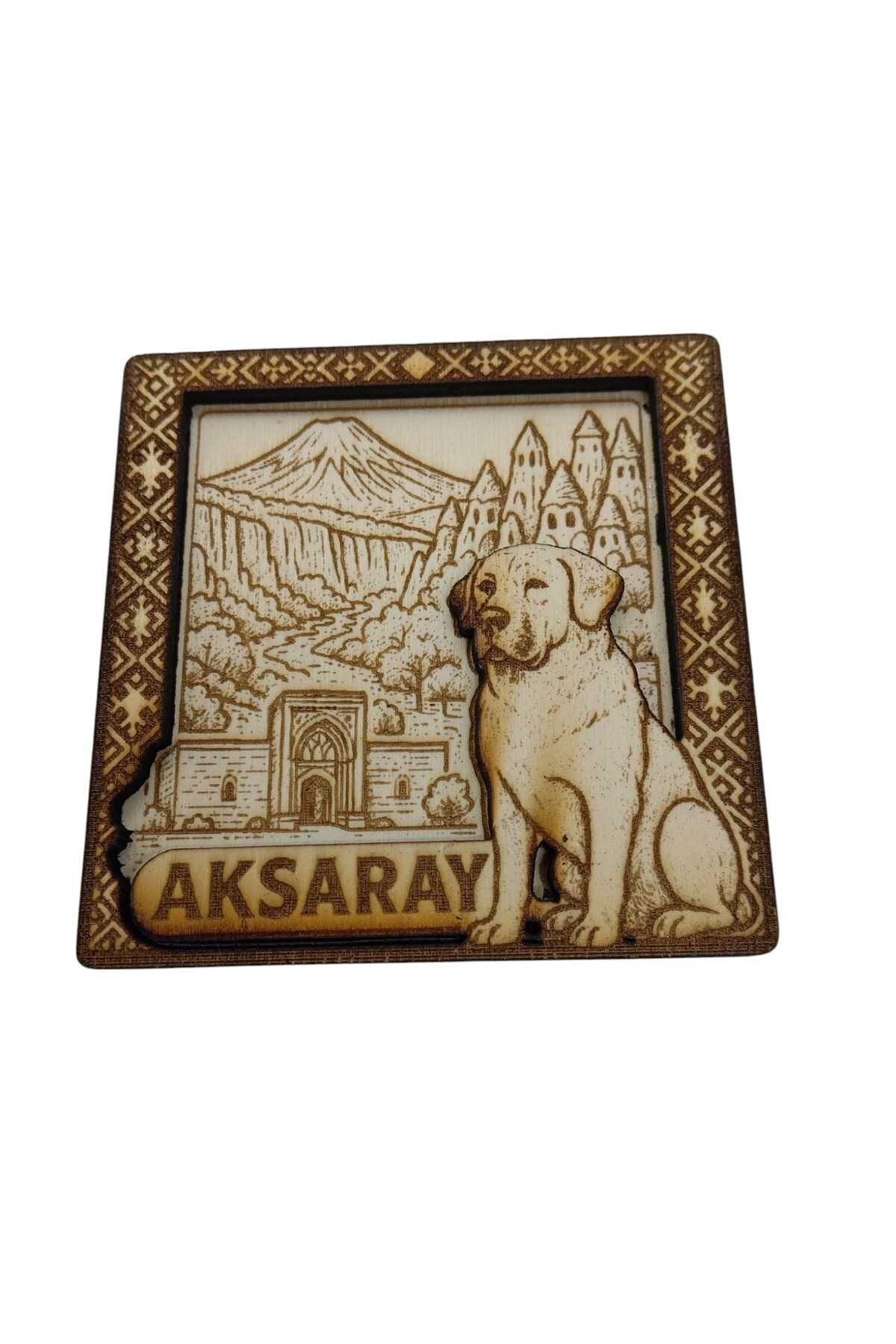 Home Aksaray Magneti, magnet, ahşap yakma, 3D kabartma