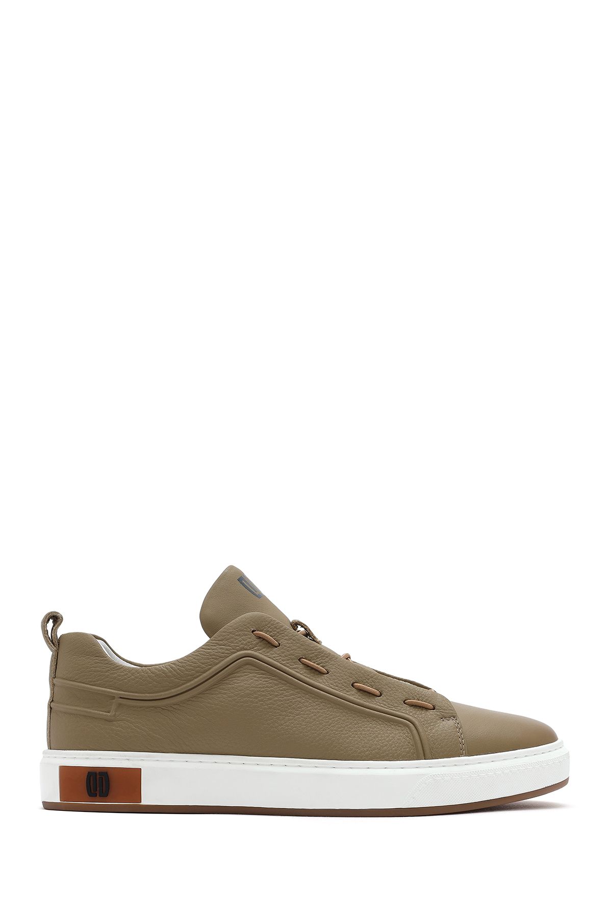 Derimod Erkek Bej Bağcıklı Deri Sneaker 25SFD691210