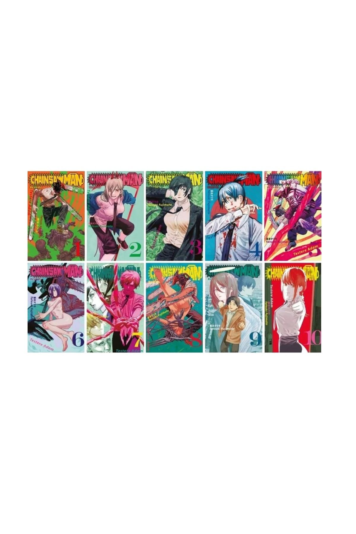 Gerekli Şeyler Yayıncılık Chainsaw Man 1-2-3-4-5-7-8-9-10 Manga Seti (EKSİKSİZ SET)