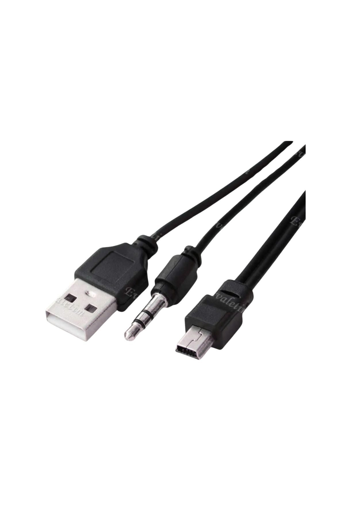harry Mp3 Mp4 Müzik Kutusu Usb Şarj Ve 3.5mm Aux Kablosu To 5 Pin Mini Çevirici Dönüştürücü Adaptör